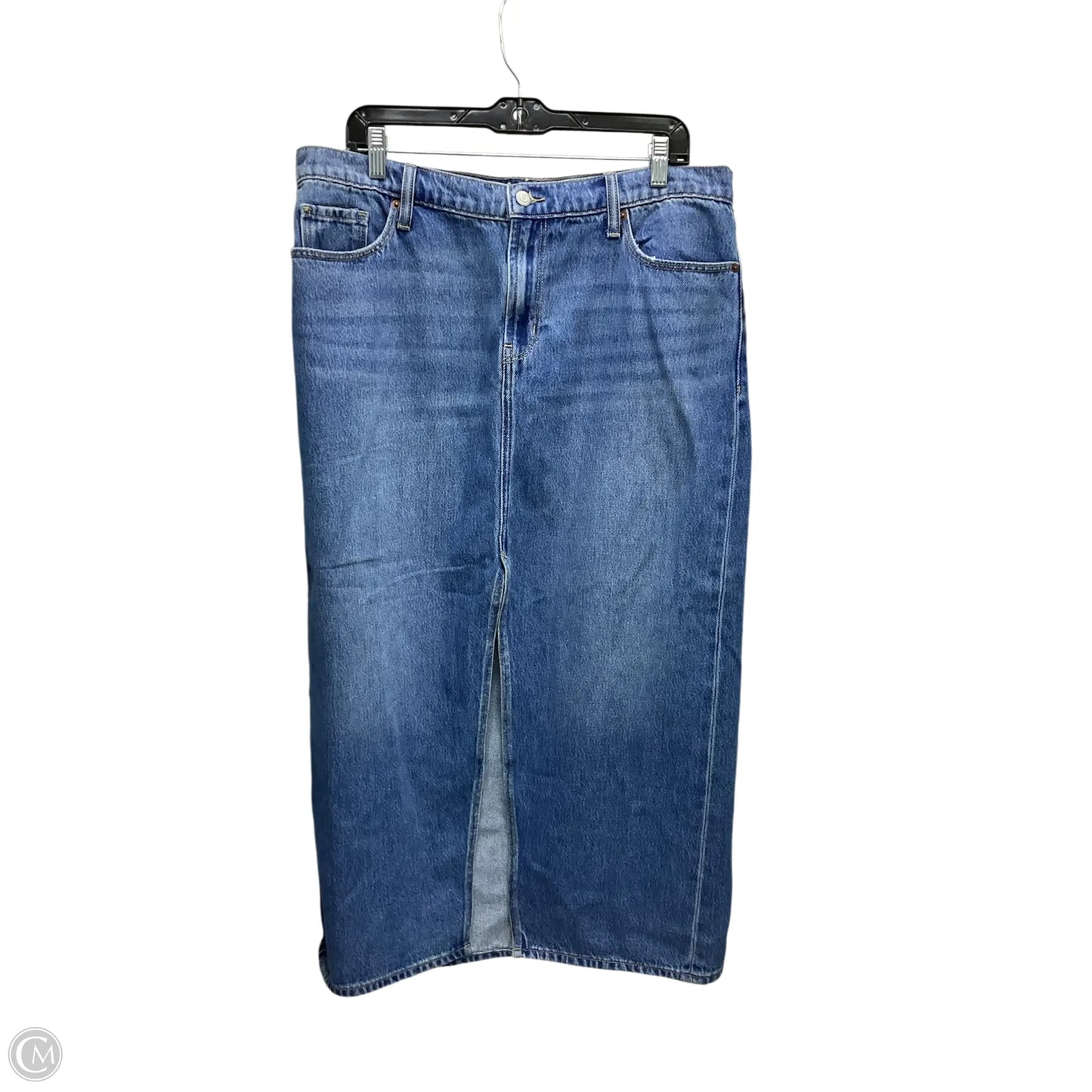 Skirt Maxi By Old Navy In Blue Denim, Size: 12