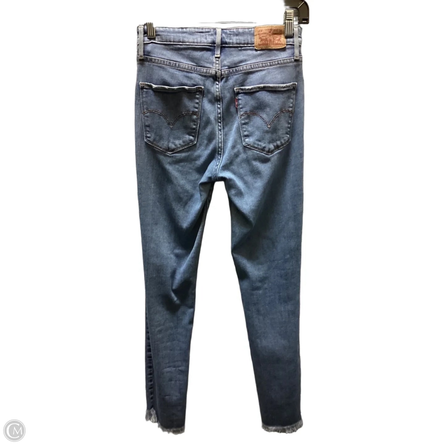 Jeans Skinny By Levis In Blue Denim, Size: 6