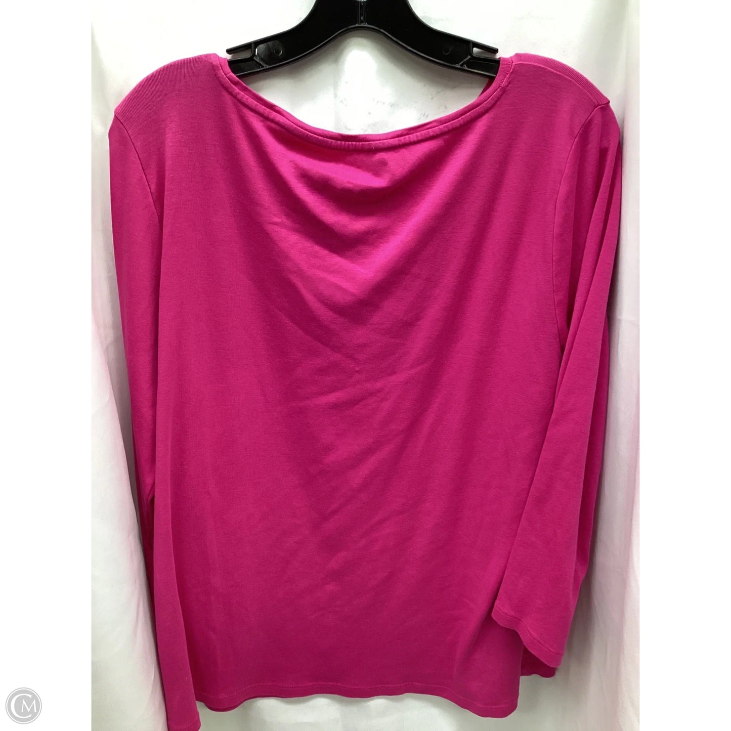 Top Long Sleeve By Talbots In Pink, Size: Xl