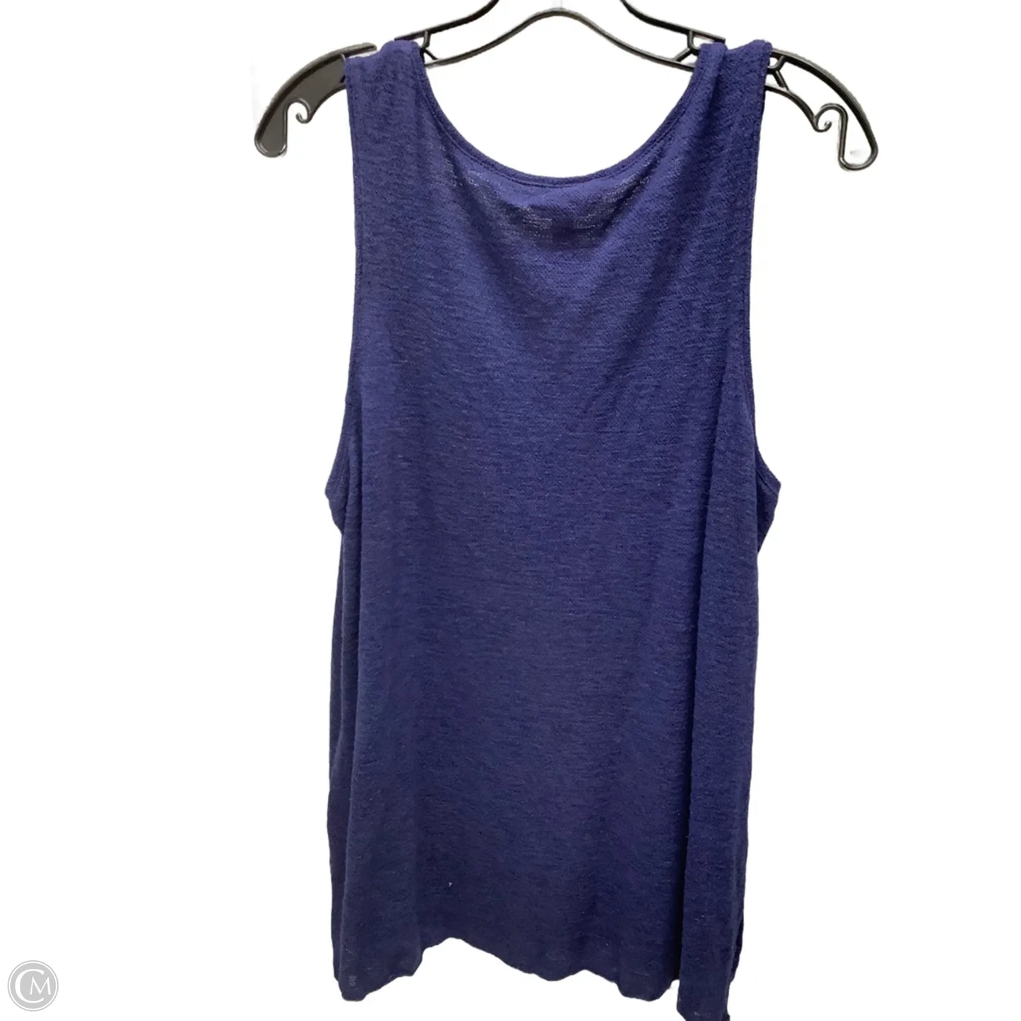 Top Sleeveless Designer By Lilly Pulitzer In Navy, Size: Xl