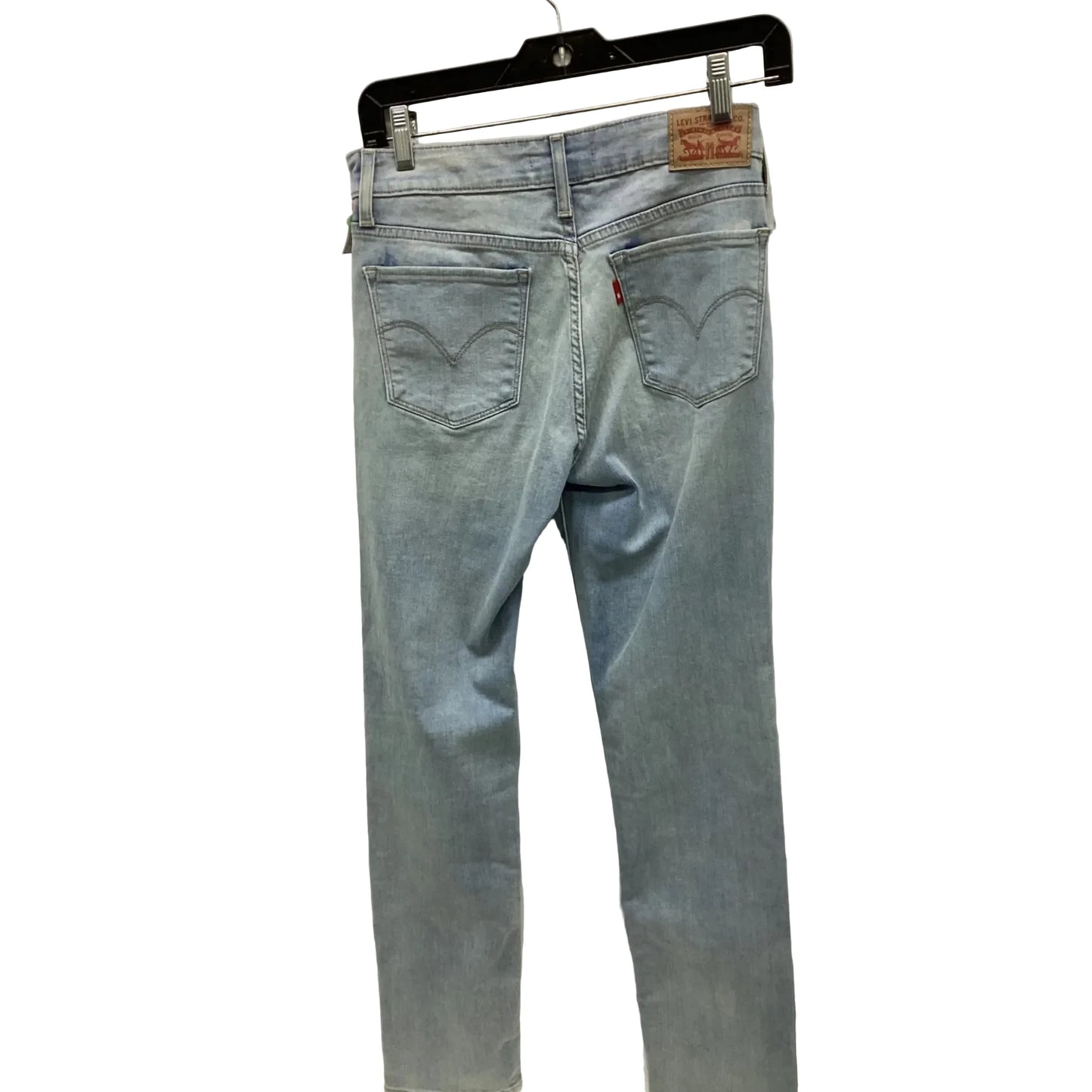 Jeans Skinny By Levis In Blue, Size: 4