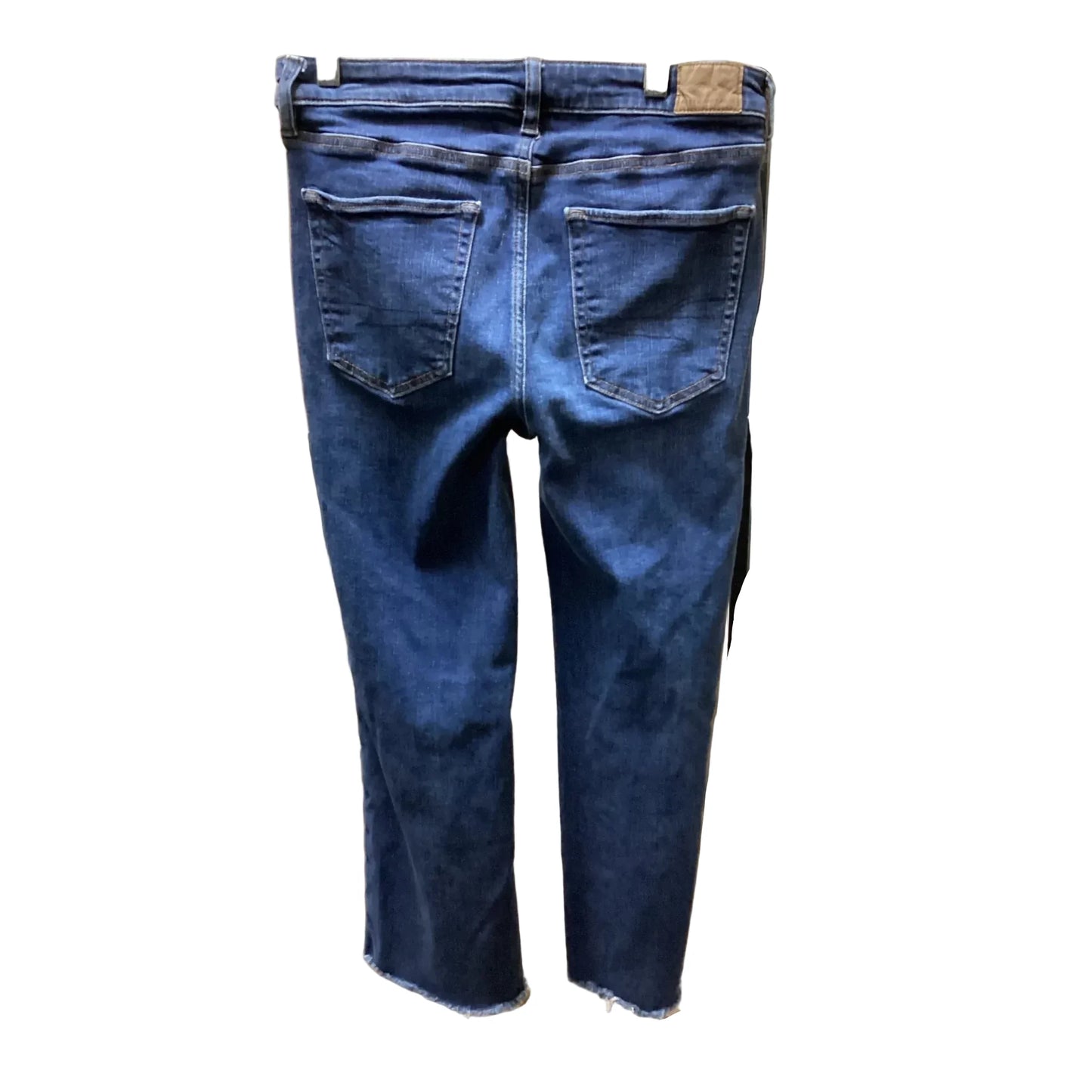 Jeans Straight By American Eagle In Blue Denim, Size: 6