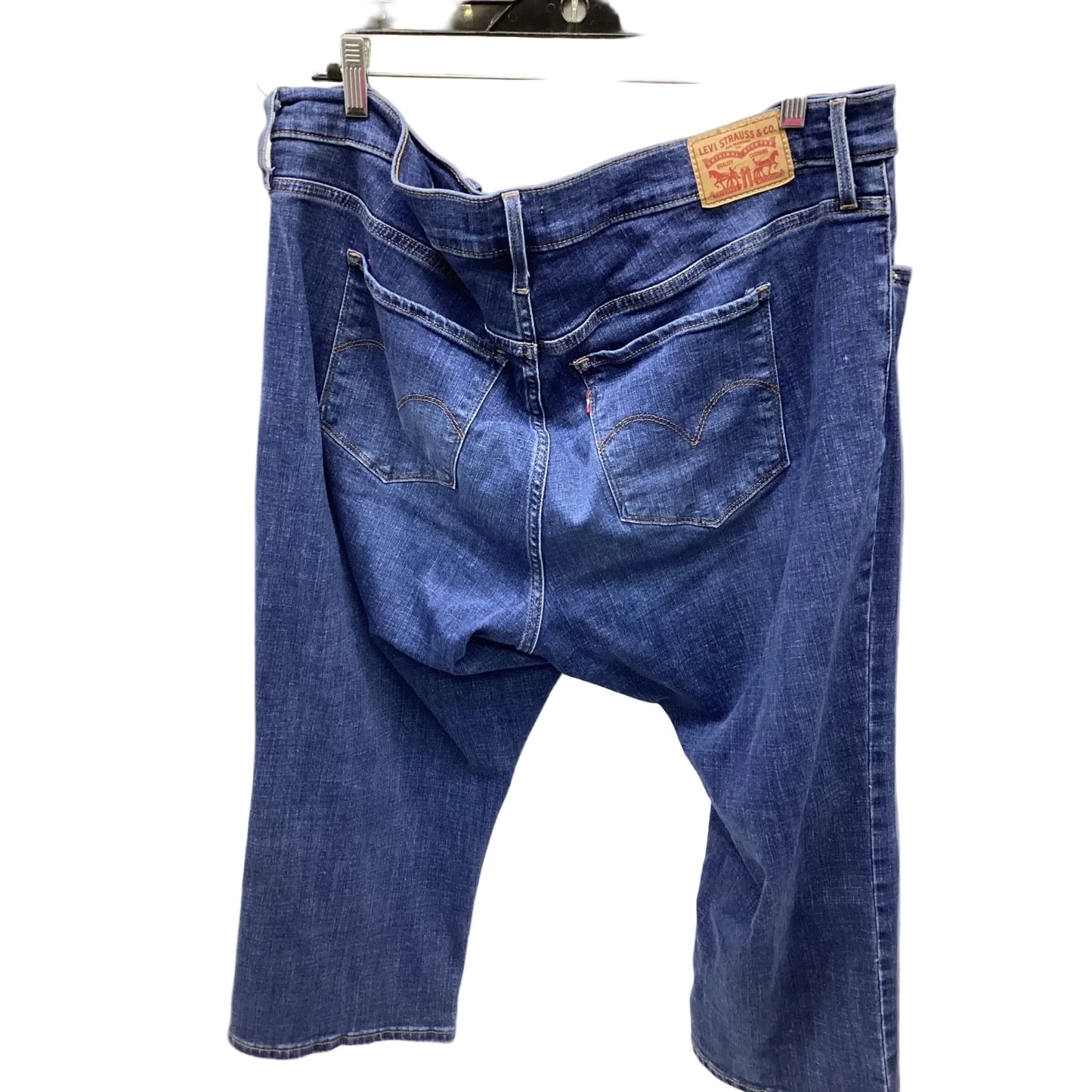 Capris By Levis In Blue Denim, Size: 18