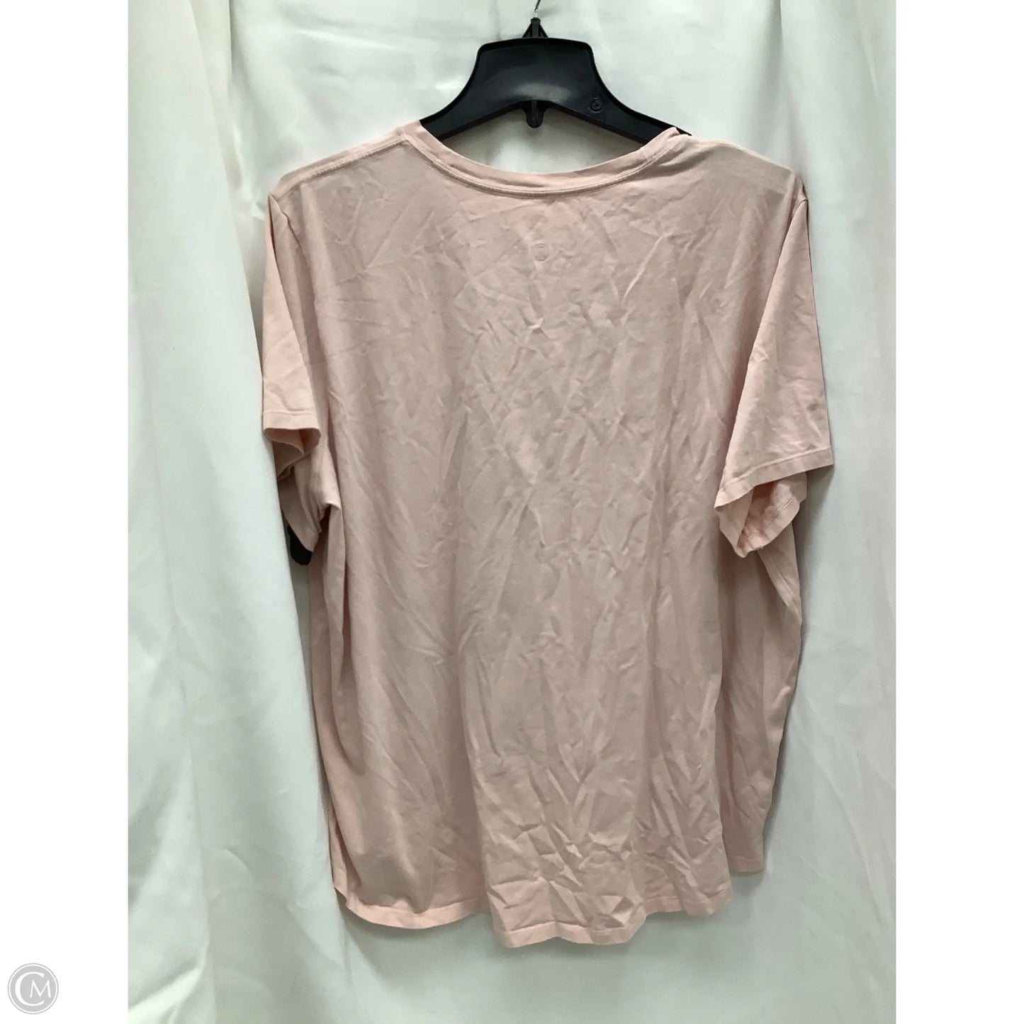 Top Short Sleeve By Lululemon In Pink, Size: 2x
