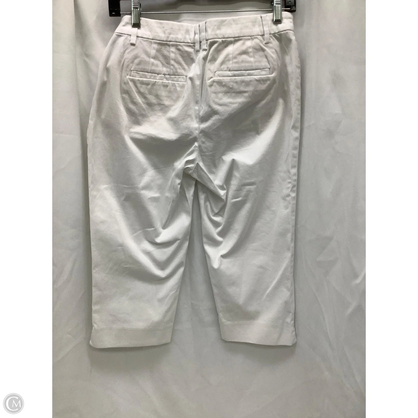 Capris By Talbots In White, Size: 4