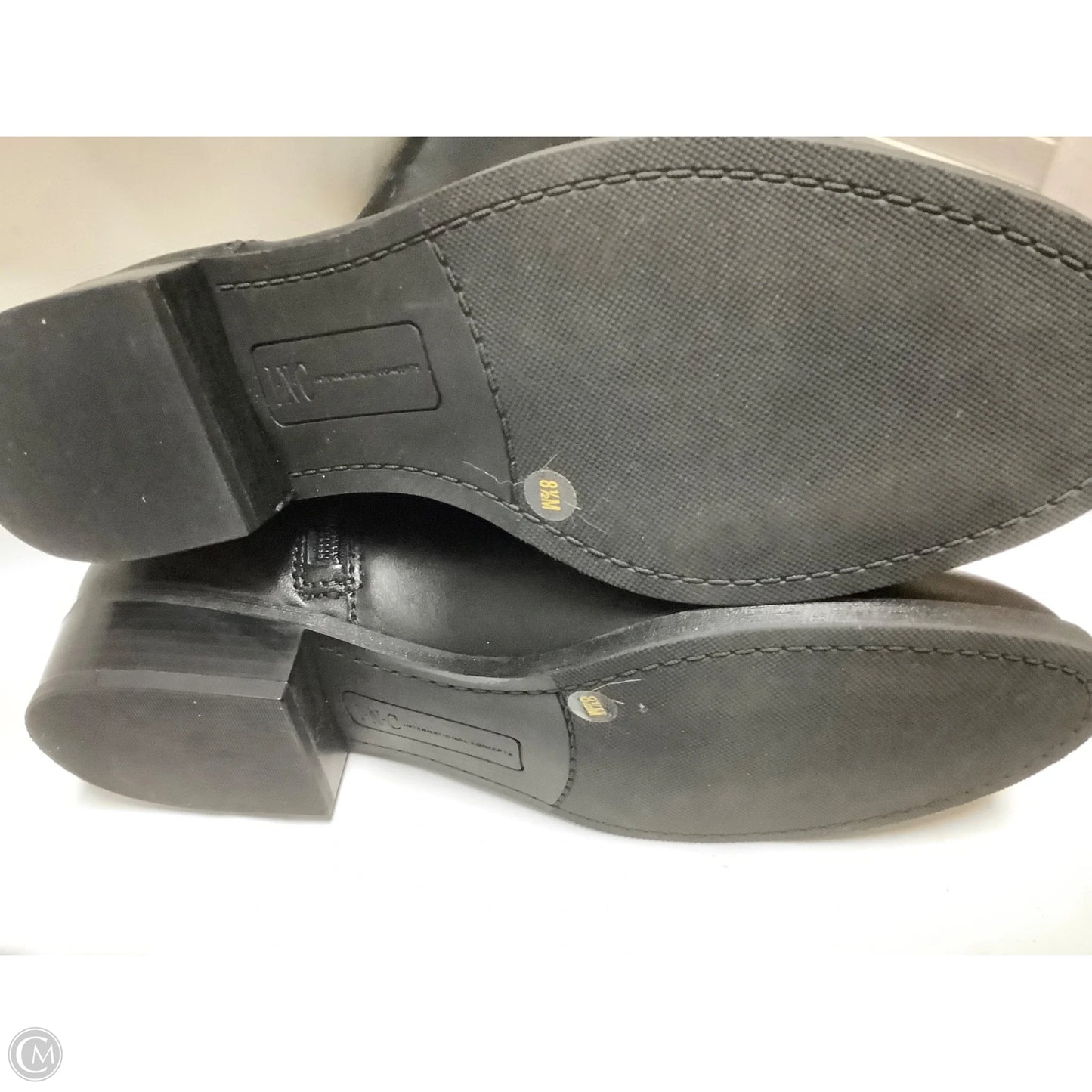 Boots Ankle Flats By Inc In Black, Size: 8.5
