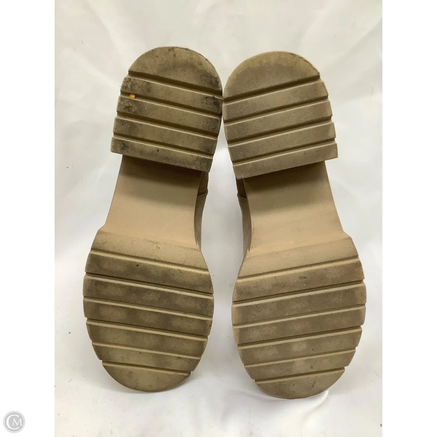 Boots Ankle Heels By Madden Girl In Beige, Size: 11