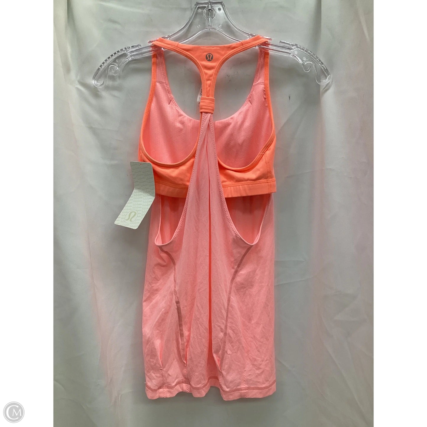 Athletic Tank Top By Lululemon In Orange, Size: 4