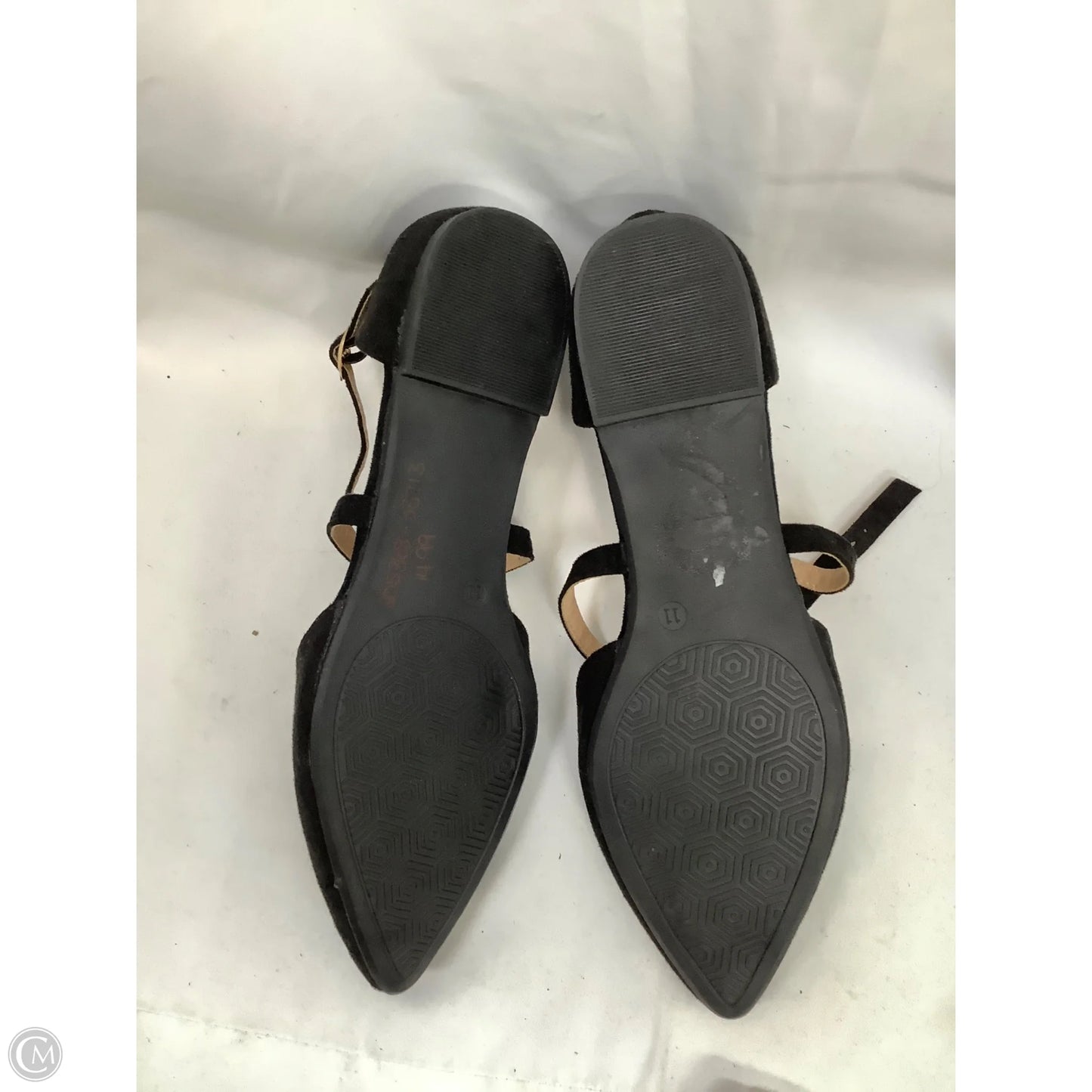 Shoes Flats By Clothes Mentor In Black, Size: 11