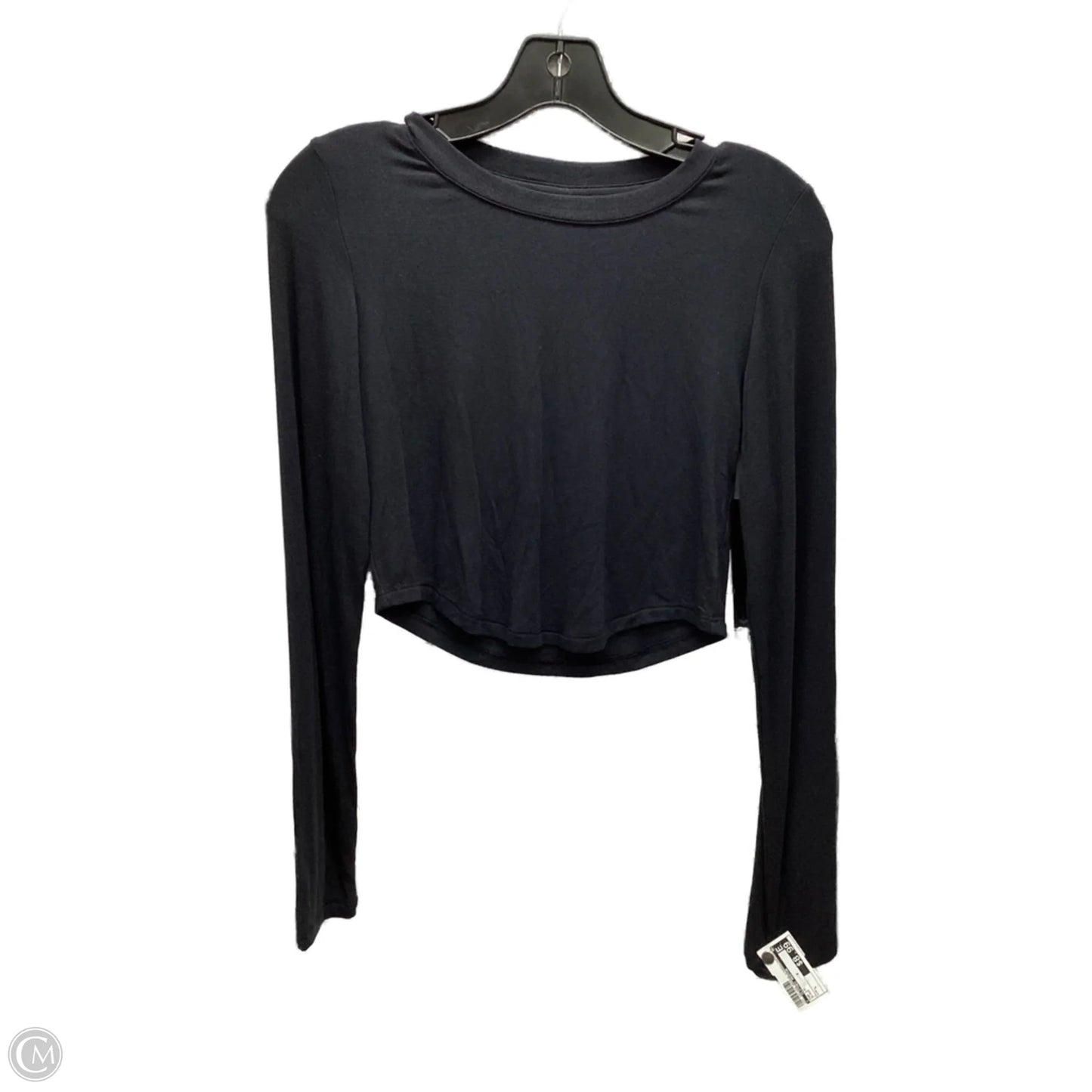 Top Long Sleeve By Clothes Mentor In Black, Size: L