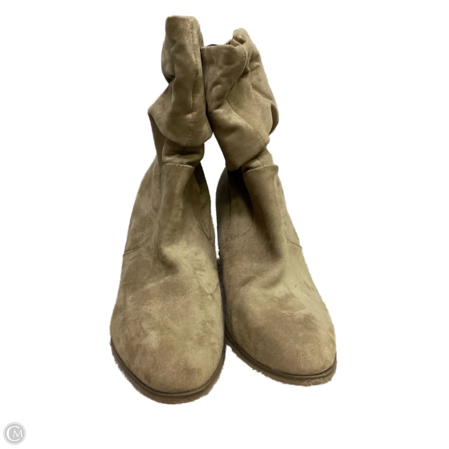 Boots Ankle Heels By Universal Thread In Tan, Size: 7.5