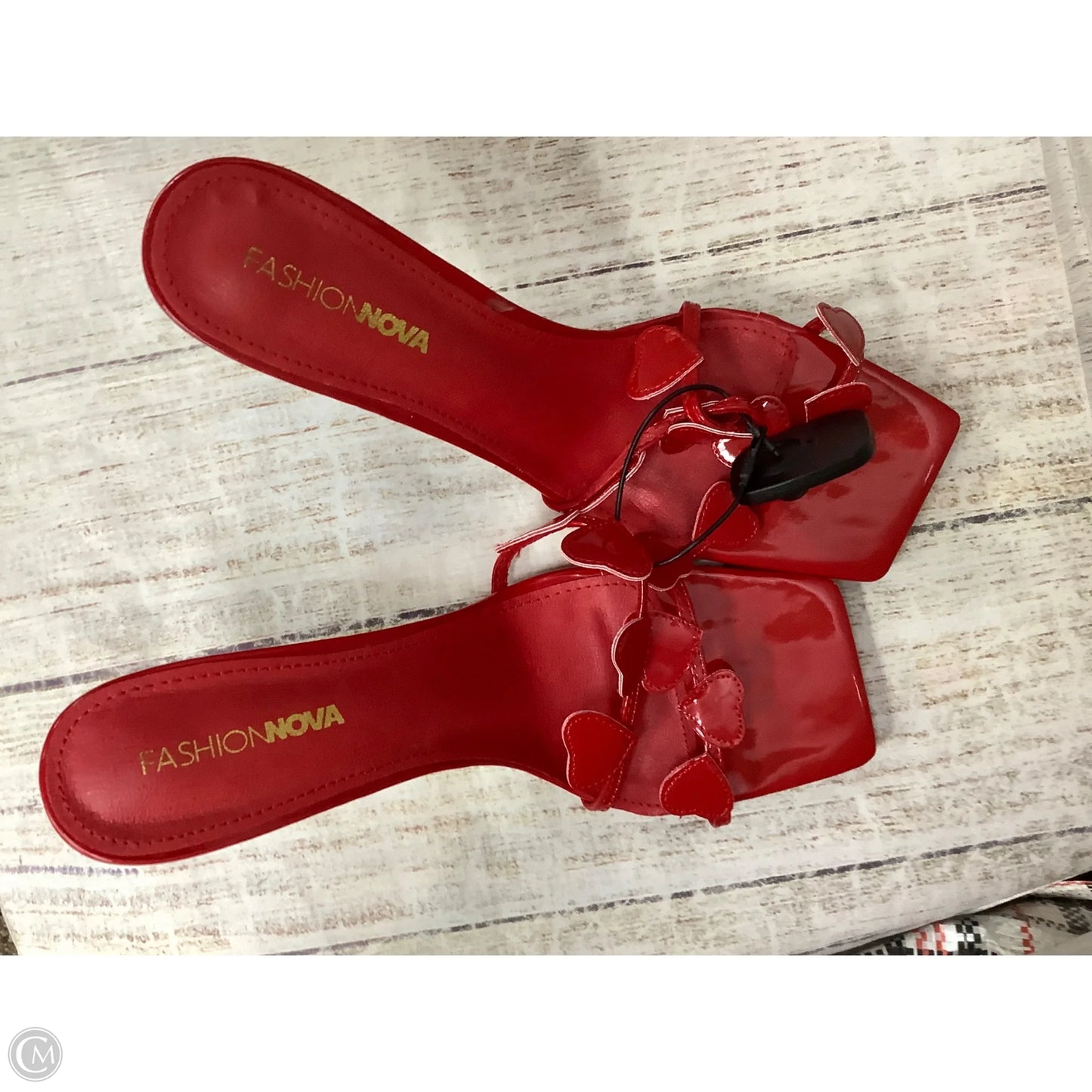 Shoes Heels Stiletto By Fashion Nova In Red, Size: 11
