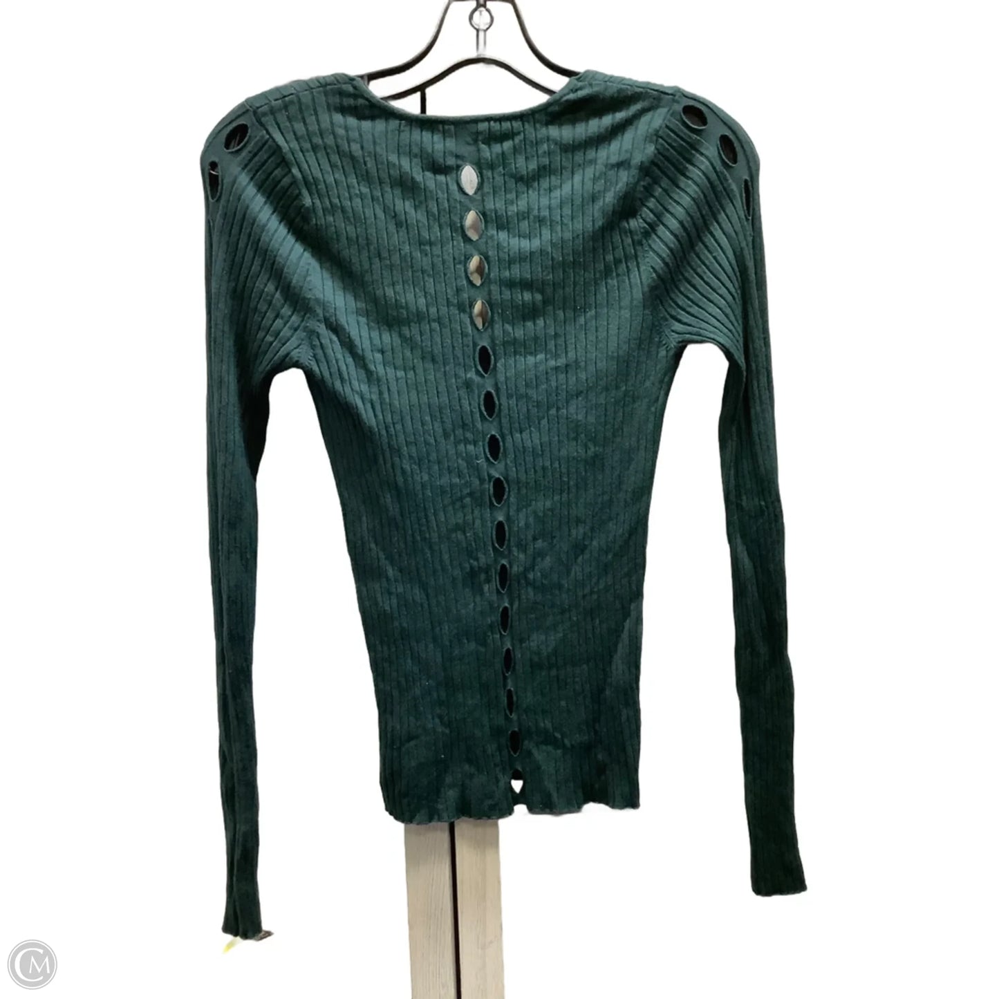 Top Long Sleeve By Express In Green, Size: S