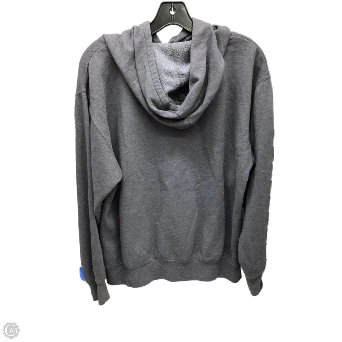 Athletic Sweatshirt Hoodie By Disney Store In Grey, Size: M