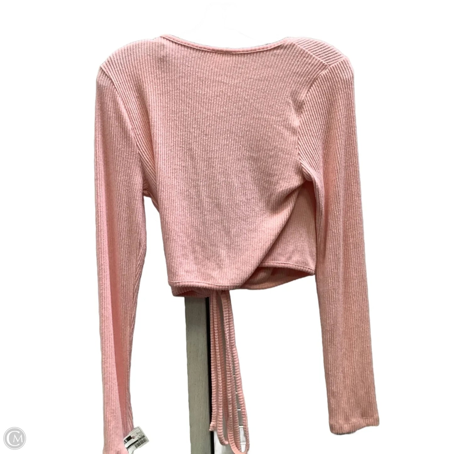 Top Long Sleeve By Colsie In Pink, Size: S