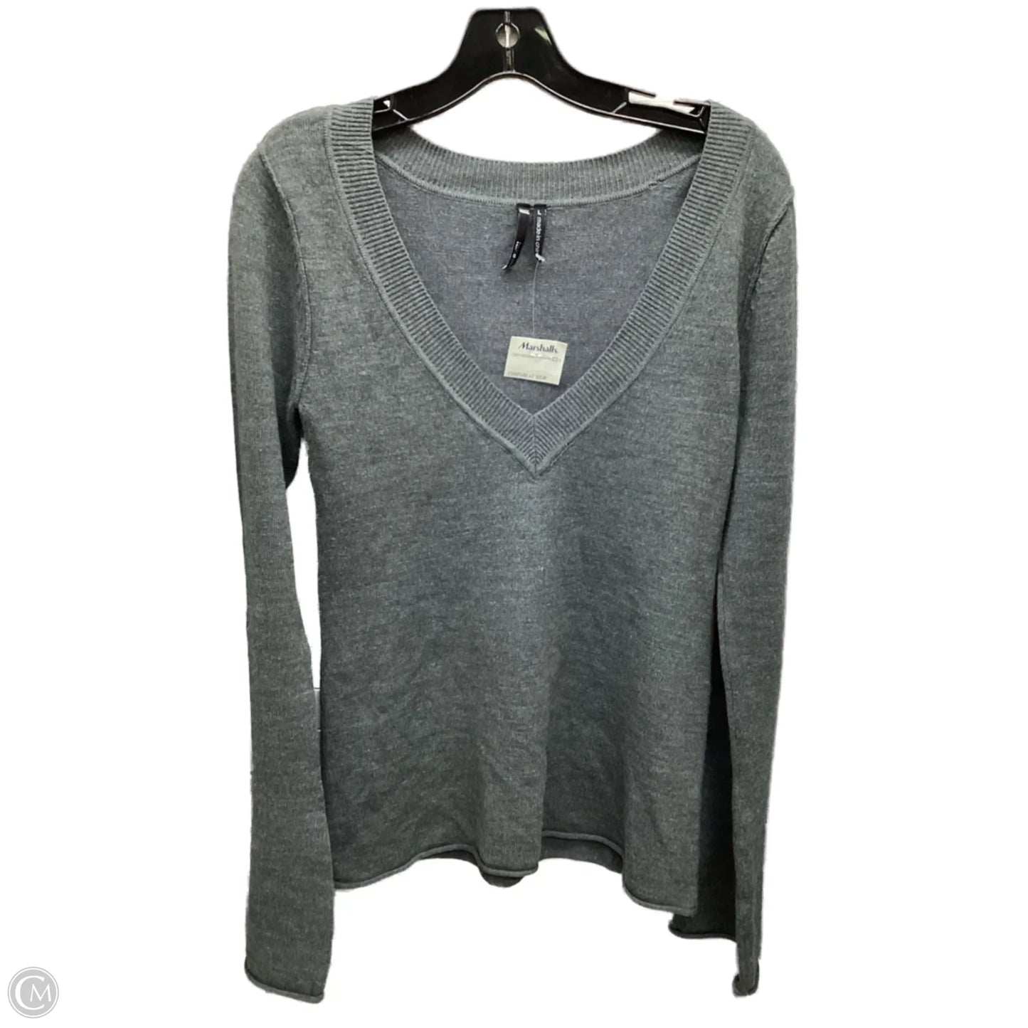 Top Long Sleeve By Clothes Mentor In Grey, Size: L