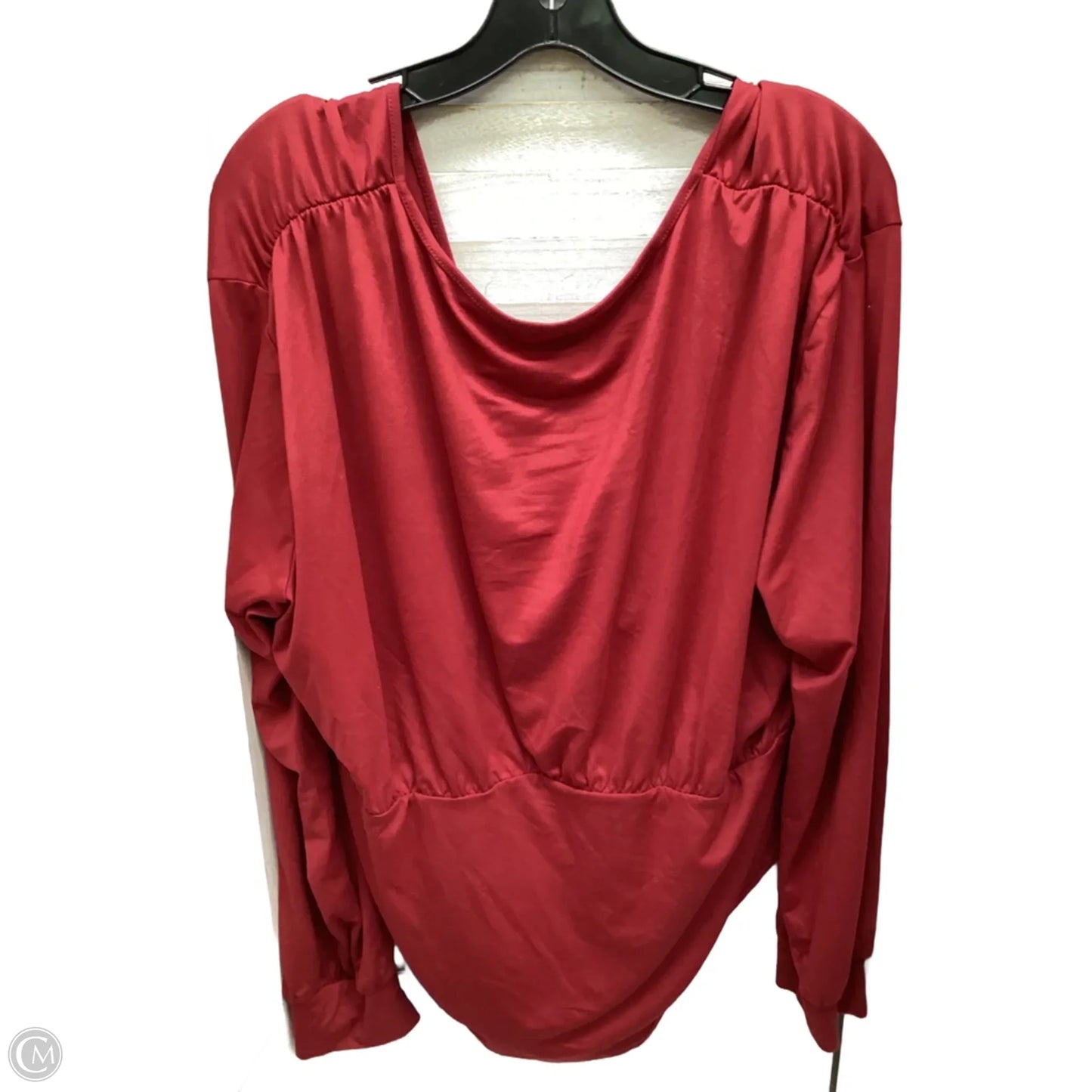 Bodysuit By Shein In Maroon, Size: 3x