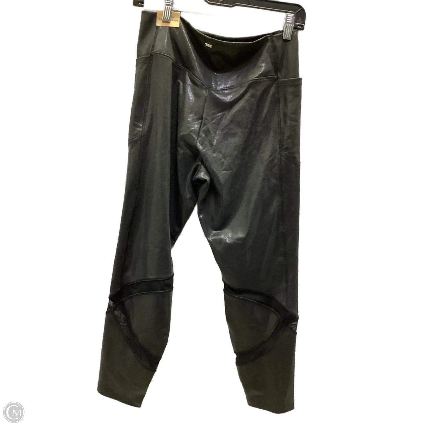 Athletic Leggings By Pink In Grey, Size: L