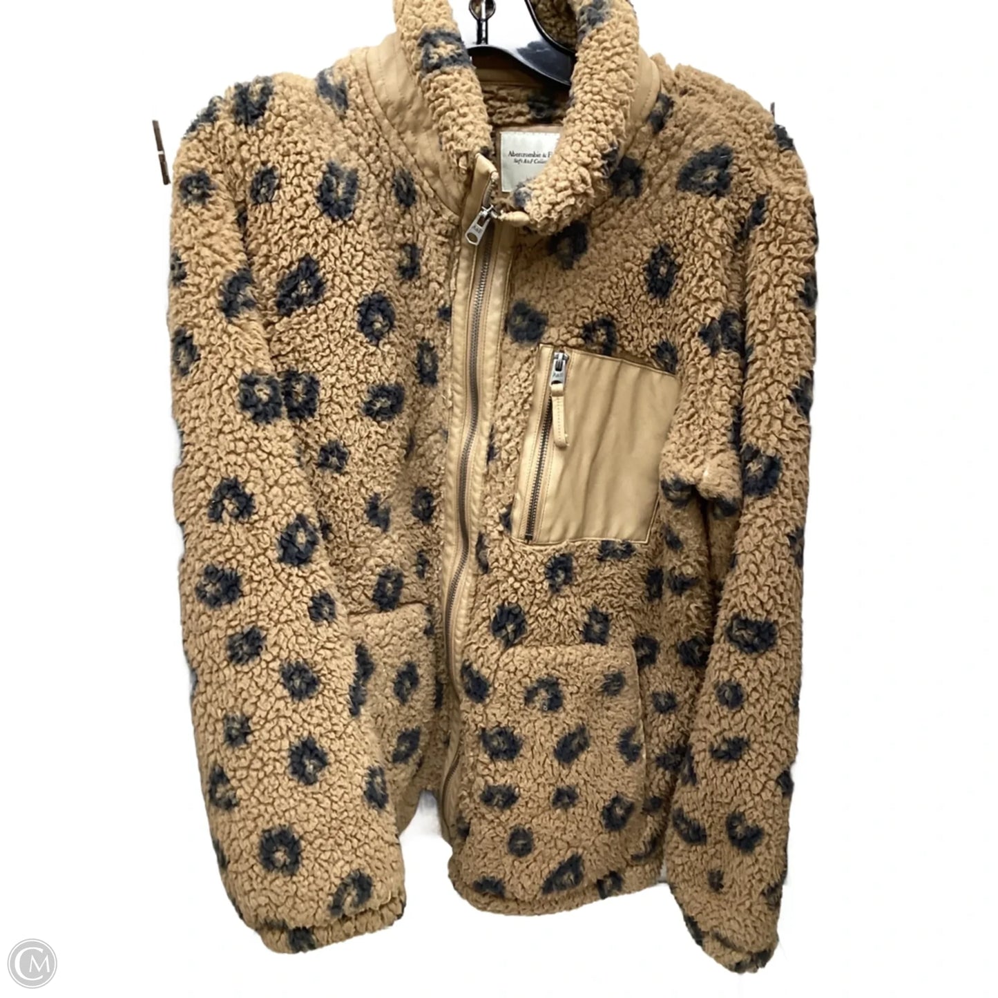 Jacket Fleece By Abercrombie And Fitch In Animal Print, Size: M