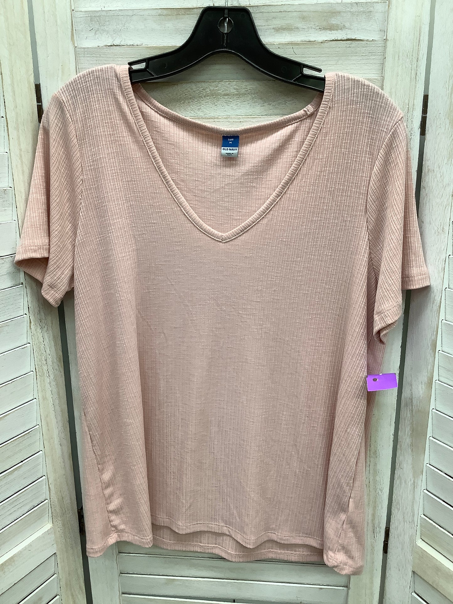 Top Short Sleeve Basic By Old Navy Size: M