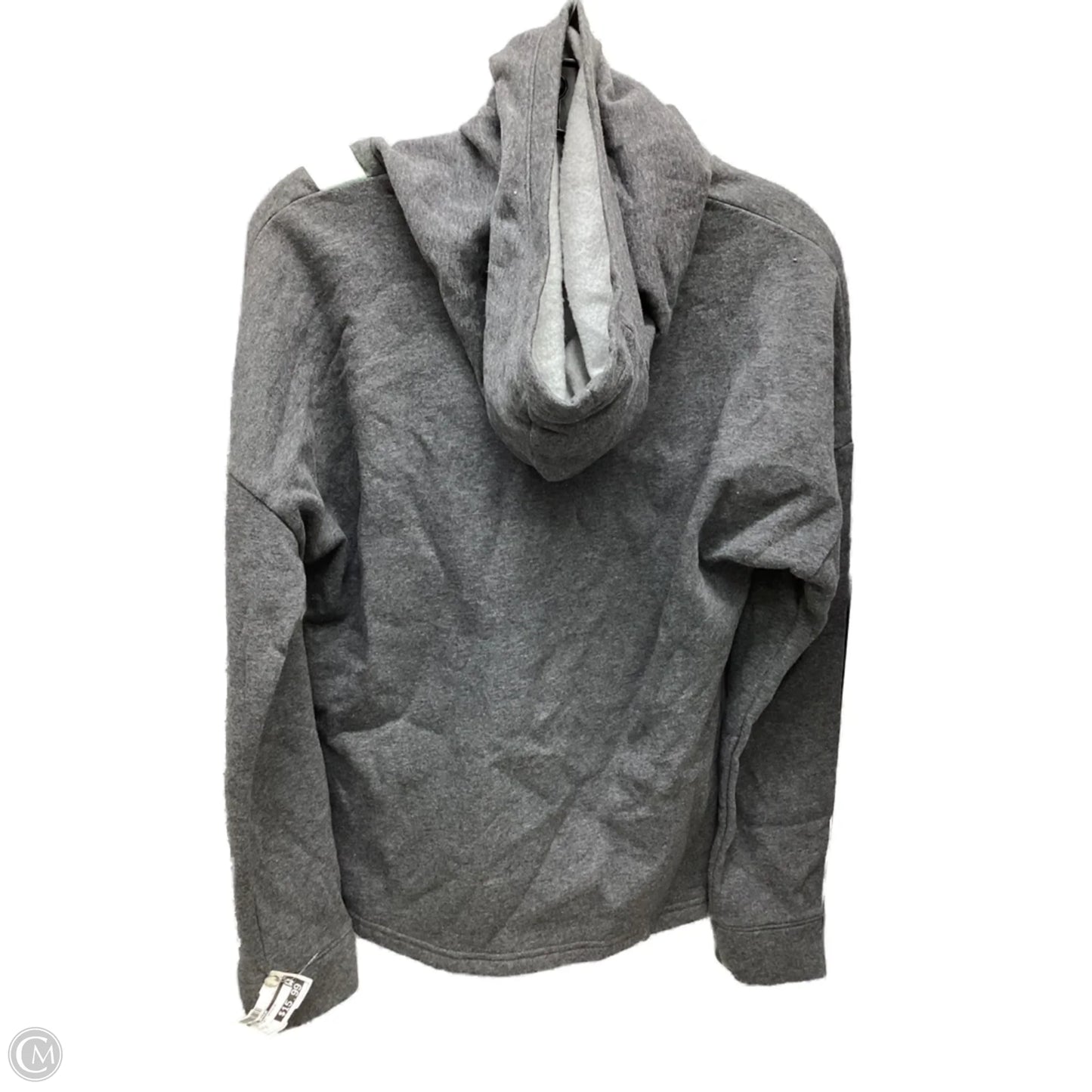 Sweatshirt Hoodie By Under Armour In Grey, Size: S
