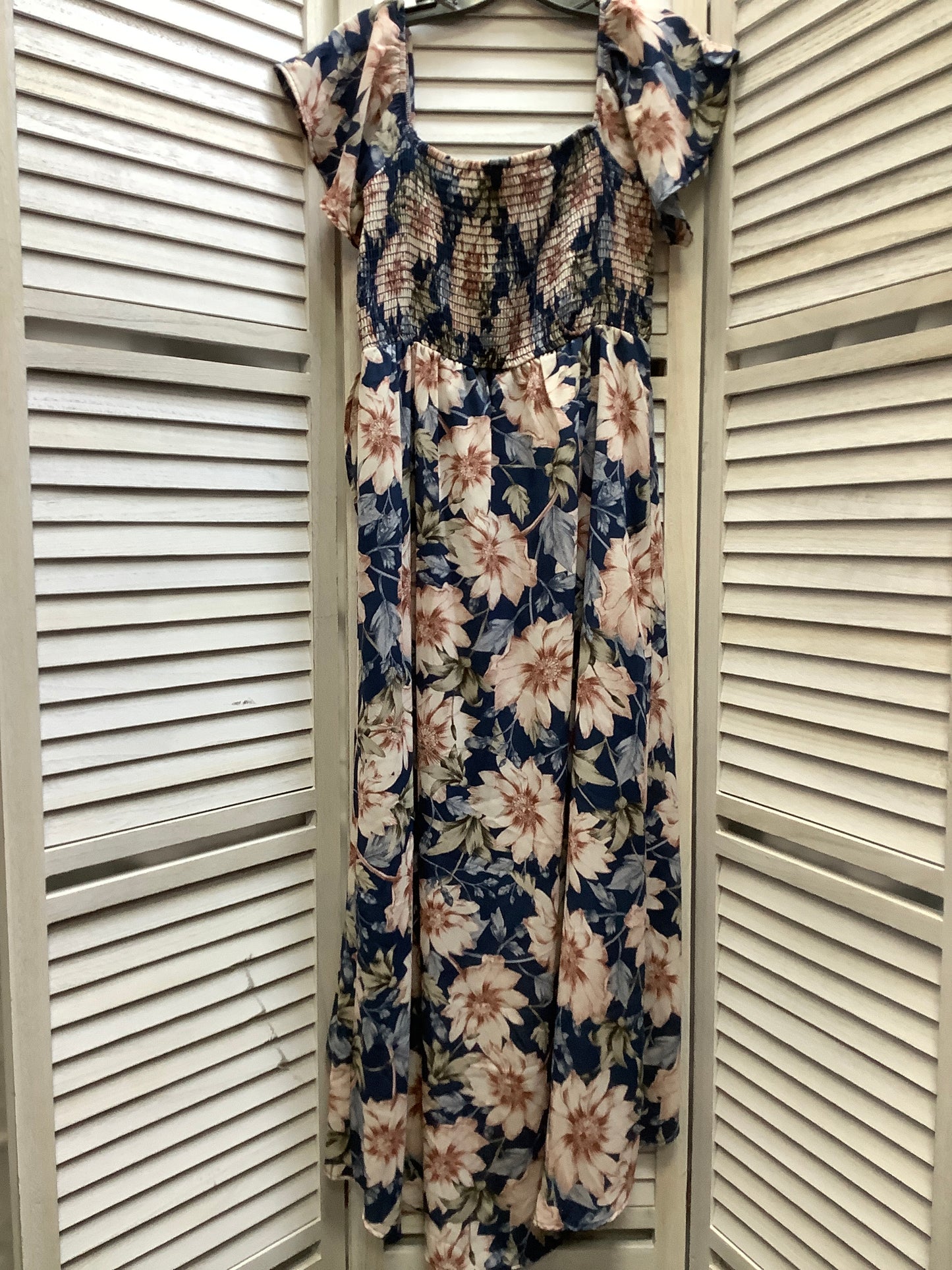 Dress Casual Maxi By Pink Blush Size: L