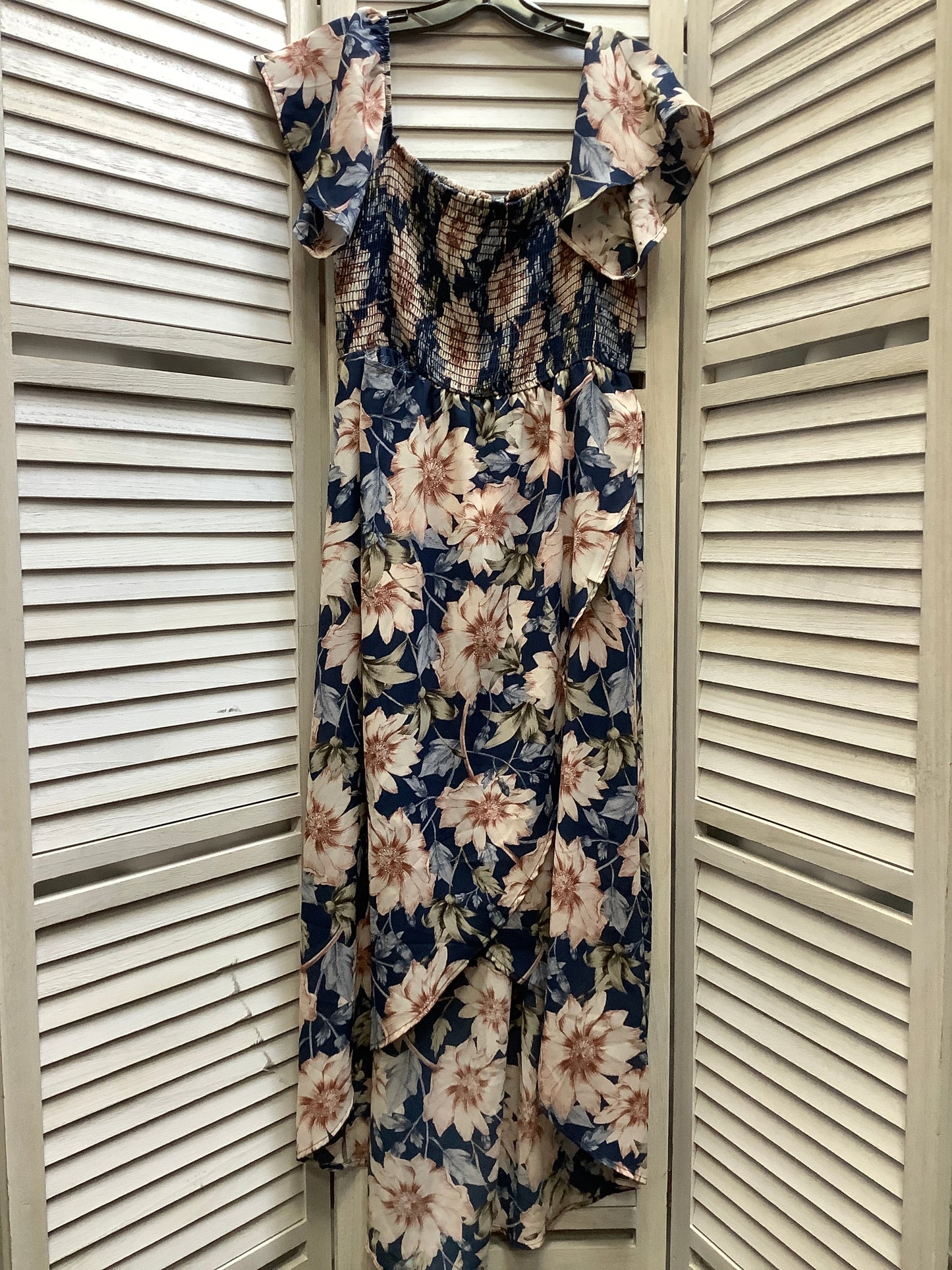 Dress Casual Maxi By Pink Blush Size: L