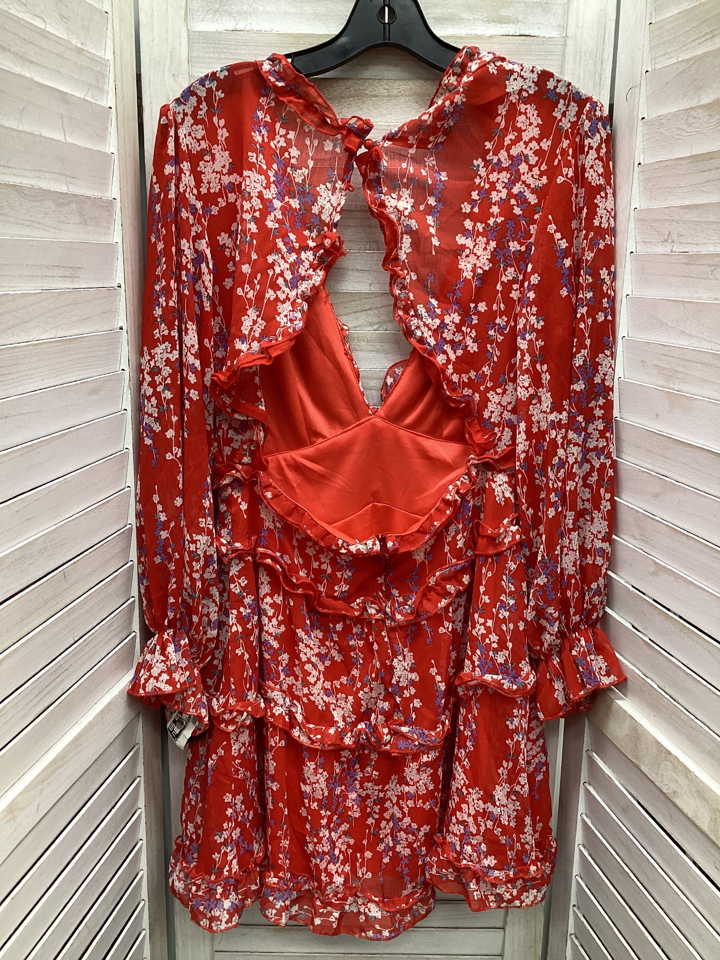 Dress Casual Midi By Clothes Mentor In Floral, Size: M