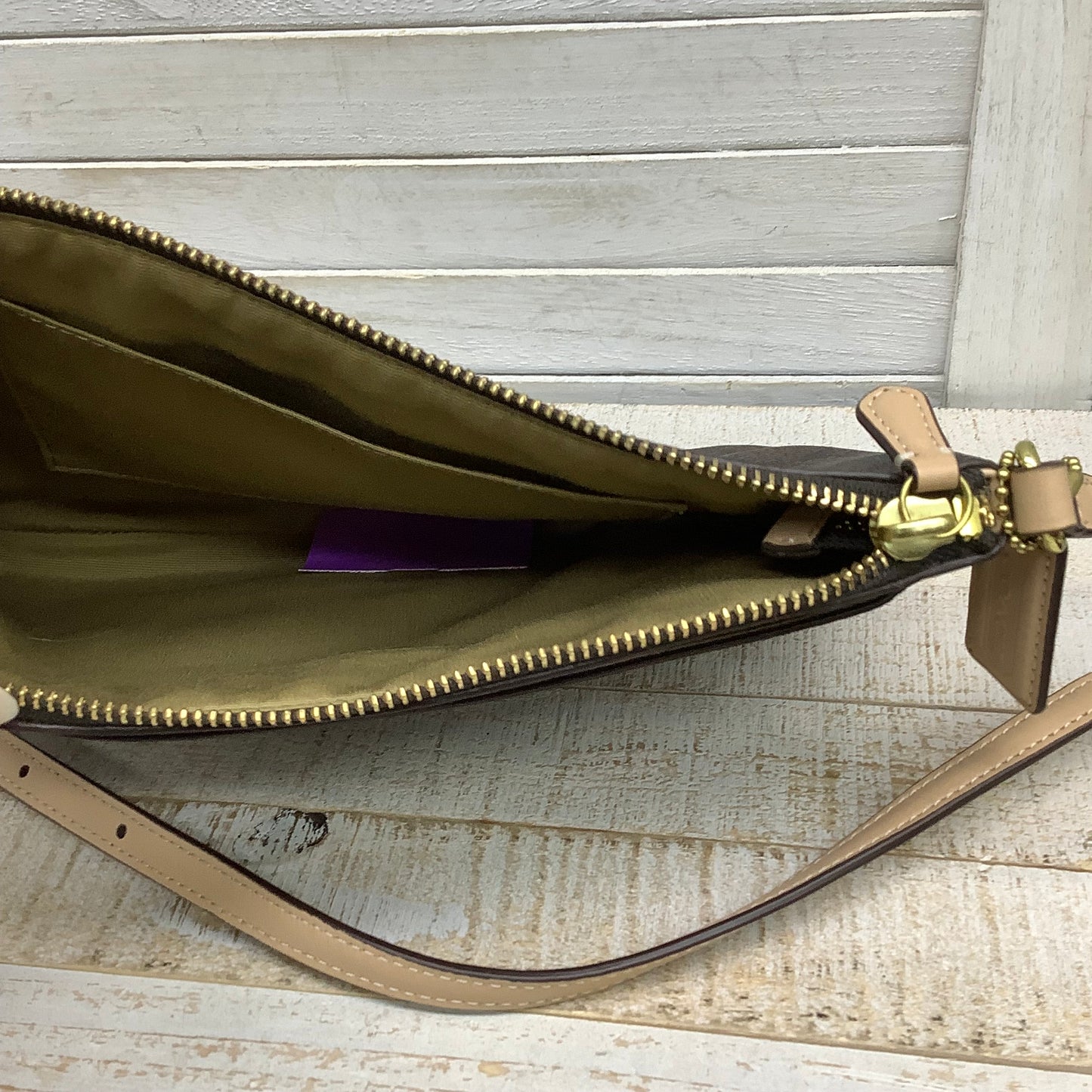 Crossbody Designer By Coach Size: Small