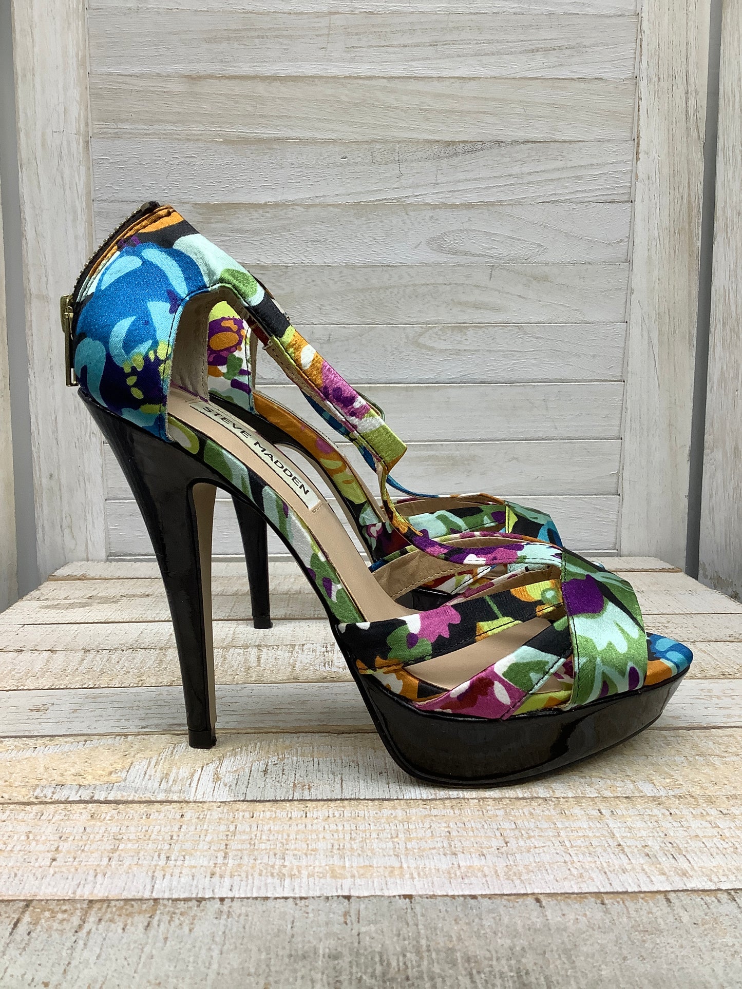 Sandals Heels Platform By Steve Madden Size: 7