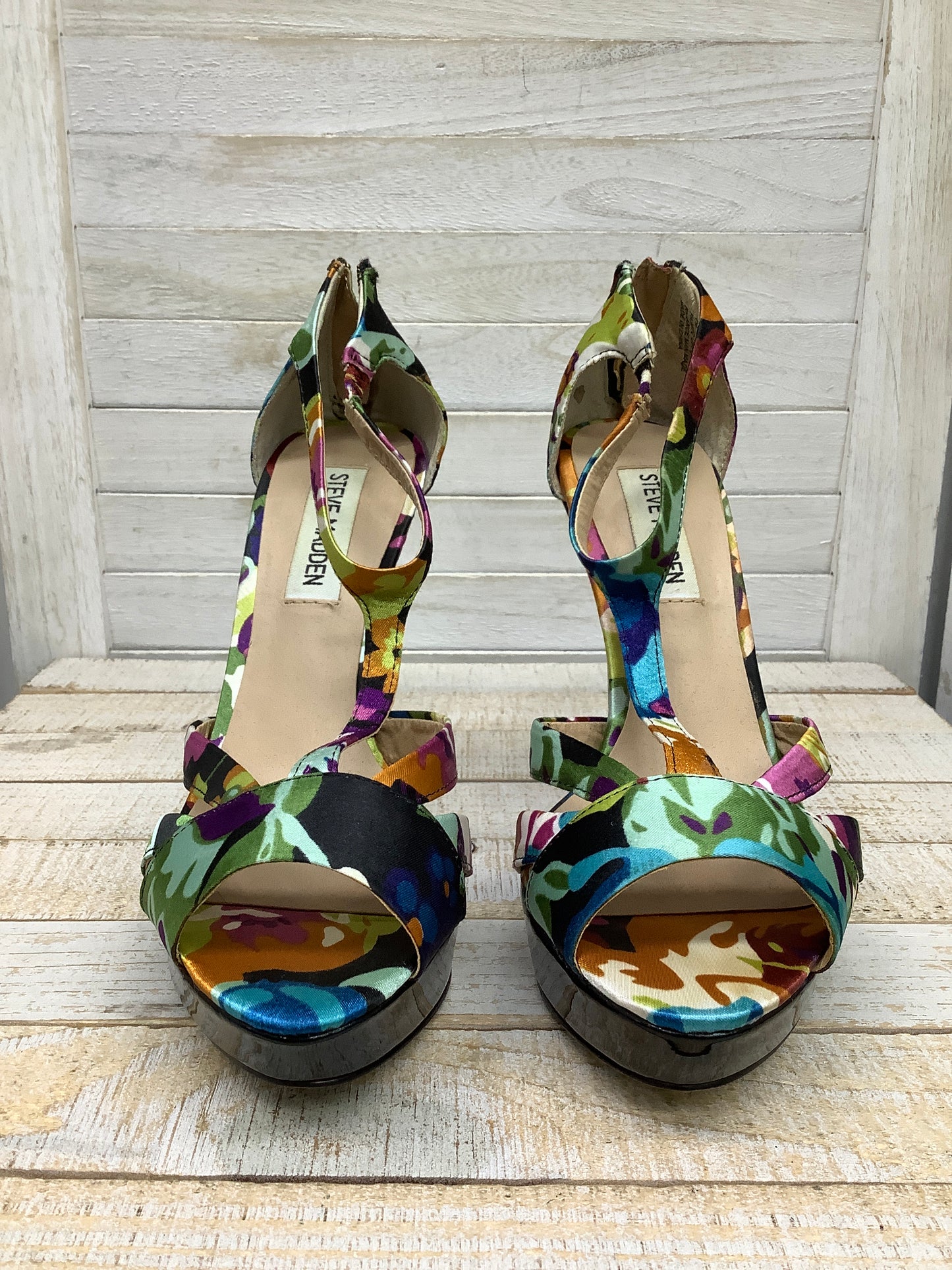 Sandals Heels Platform By Steve Madden Size: 7