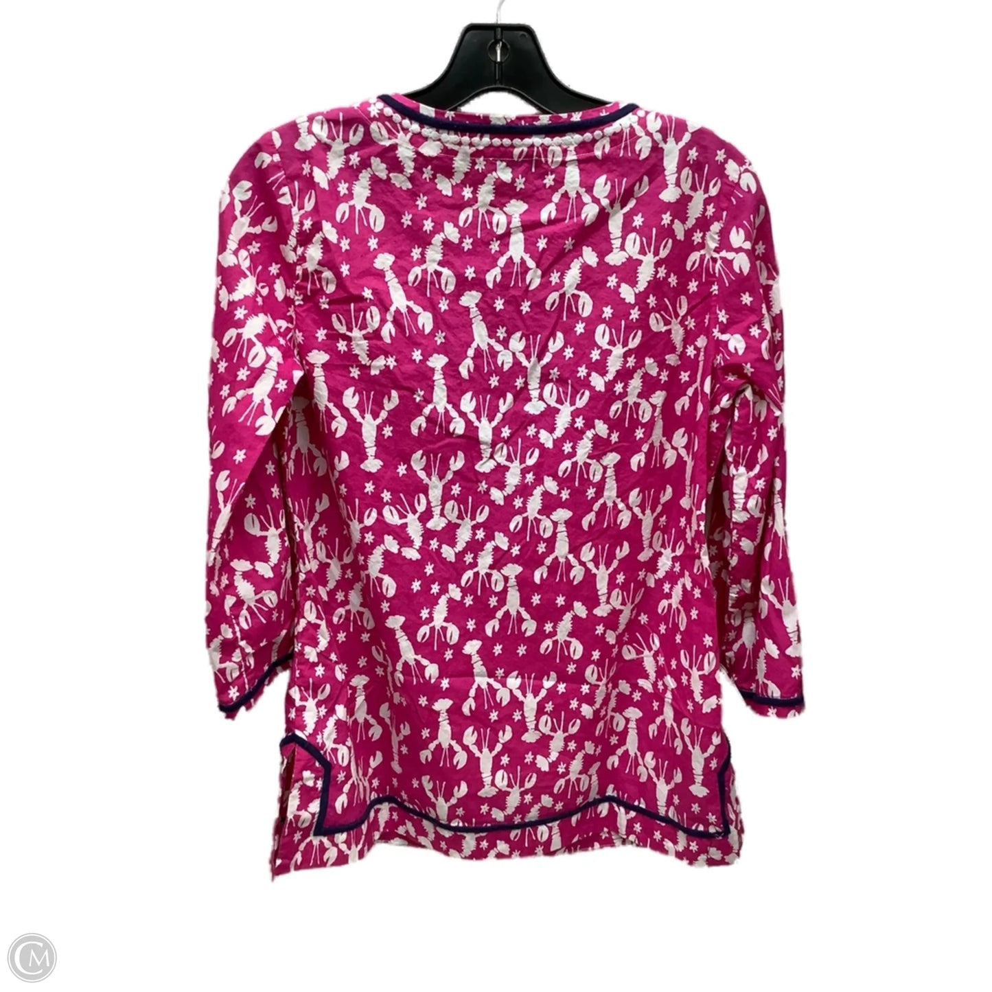 Top 3/4 Sleeve By Talbots In Pink, Size: Xs