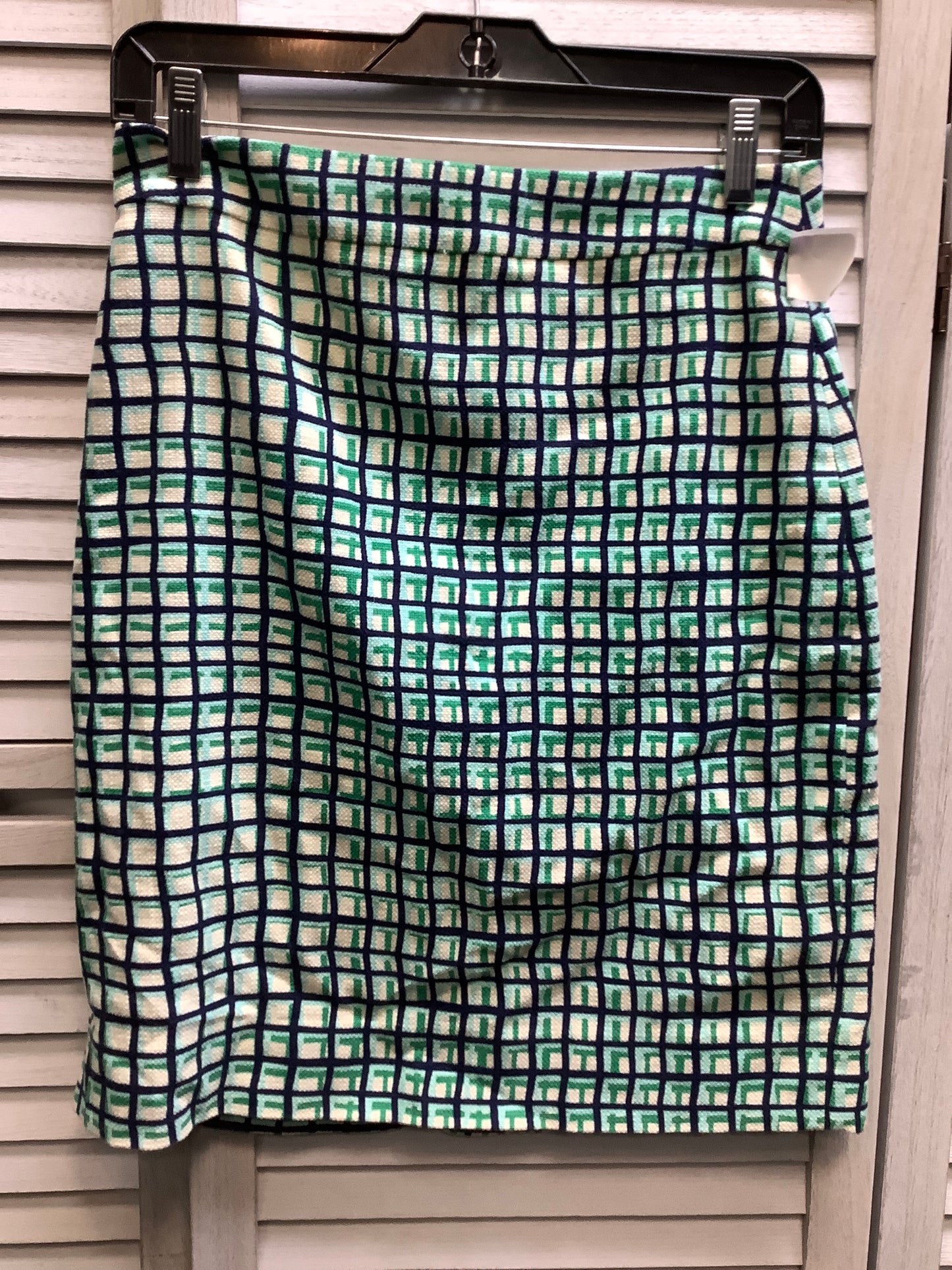 Geometric Pattern Skirt Designer Kate Spade, Size 2