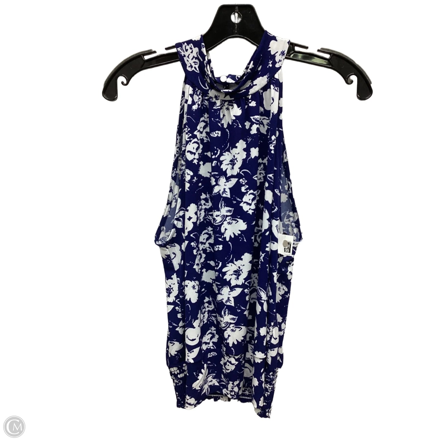 Top Sleeveless By West Kei In Blue, Size: M