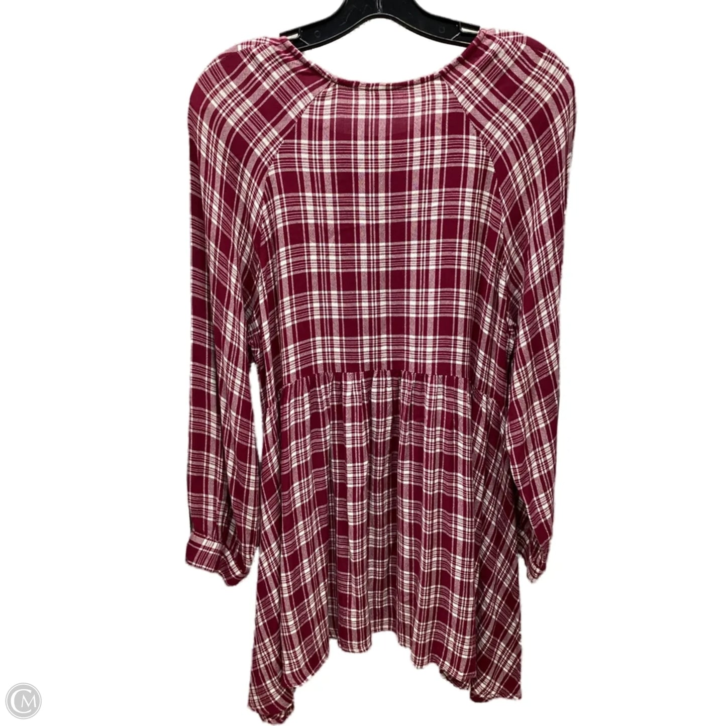 Dress Casual Short By Jw In Plaid Pattern, Size: M