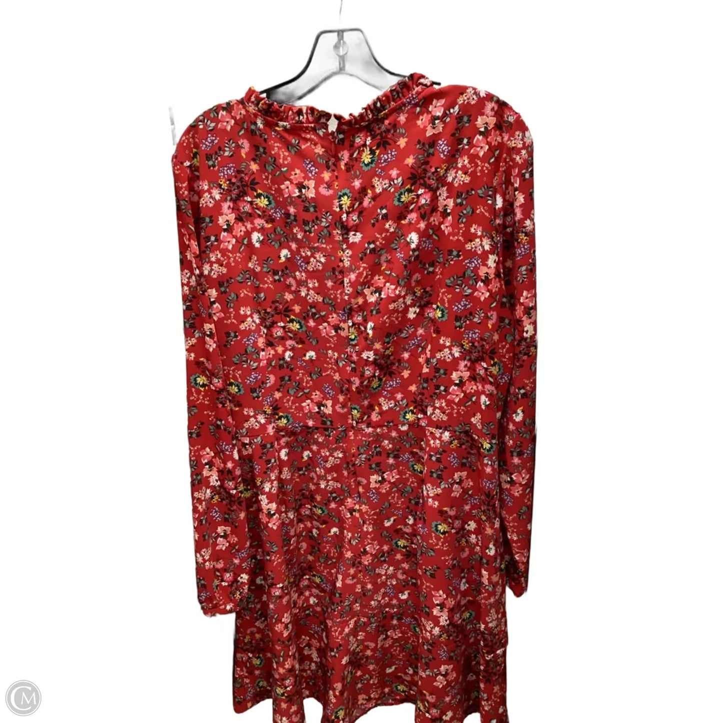 Dress Casual Short By Loft In Floral Print, Size: 14