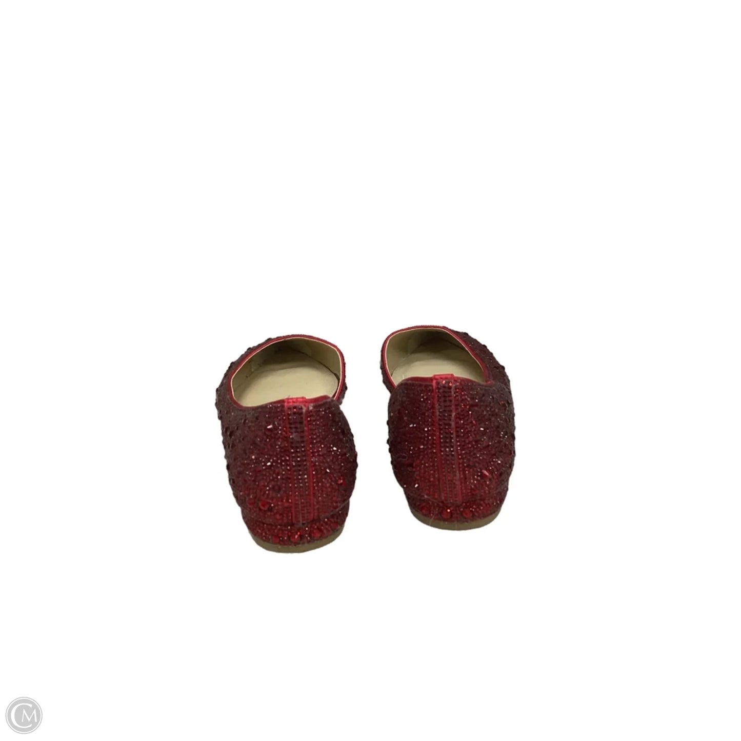 Shoes Flats By Betsey Johnson In Red, Size: 7.5