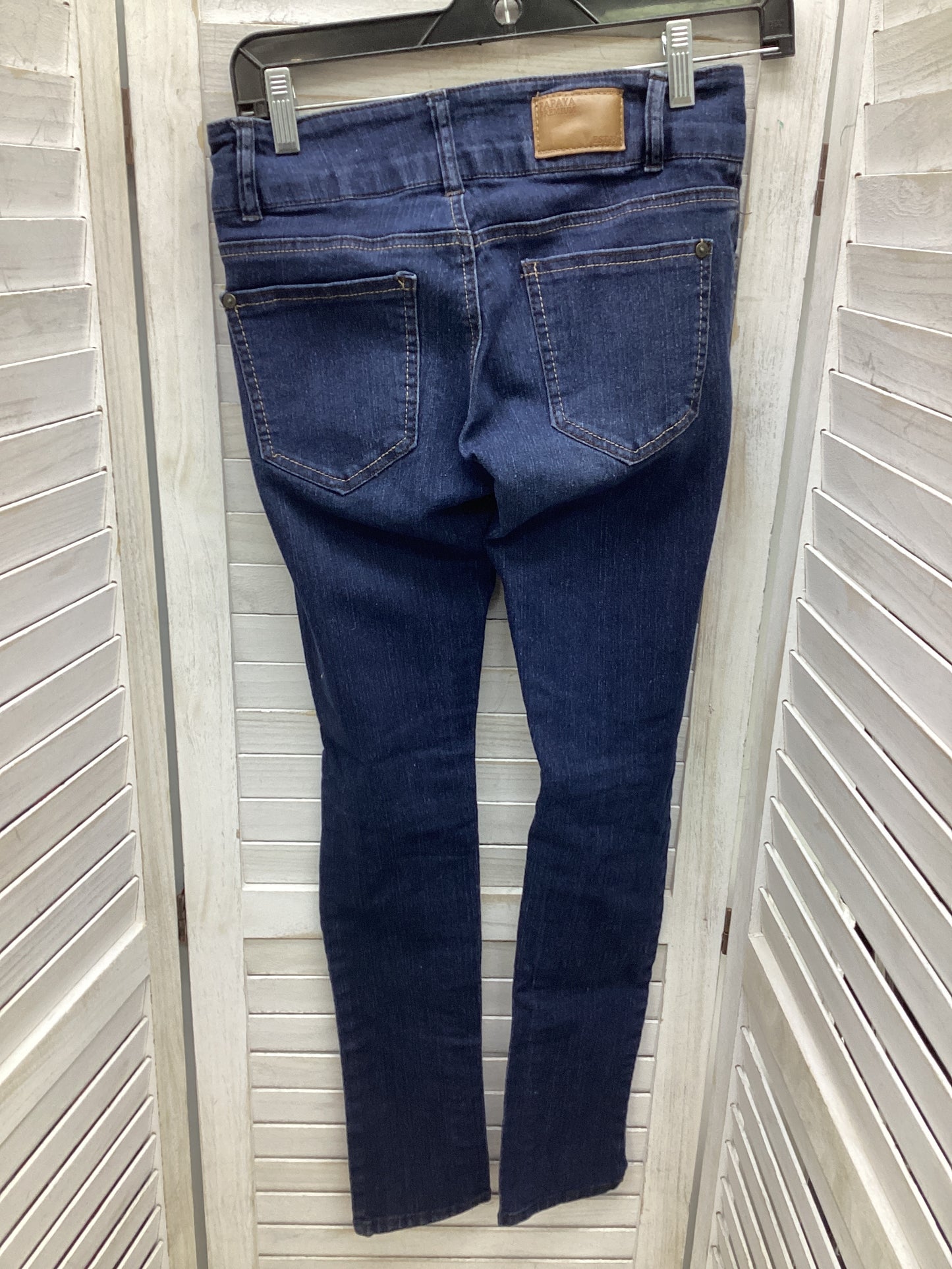 Jeans Skinny By Papaya In Blue Denim, Size: 5
