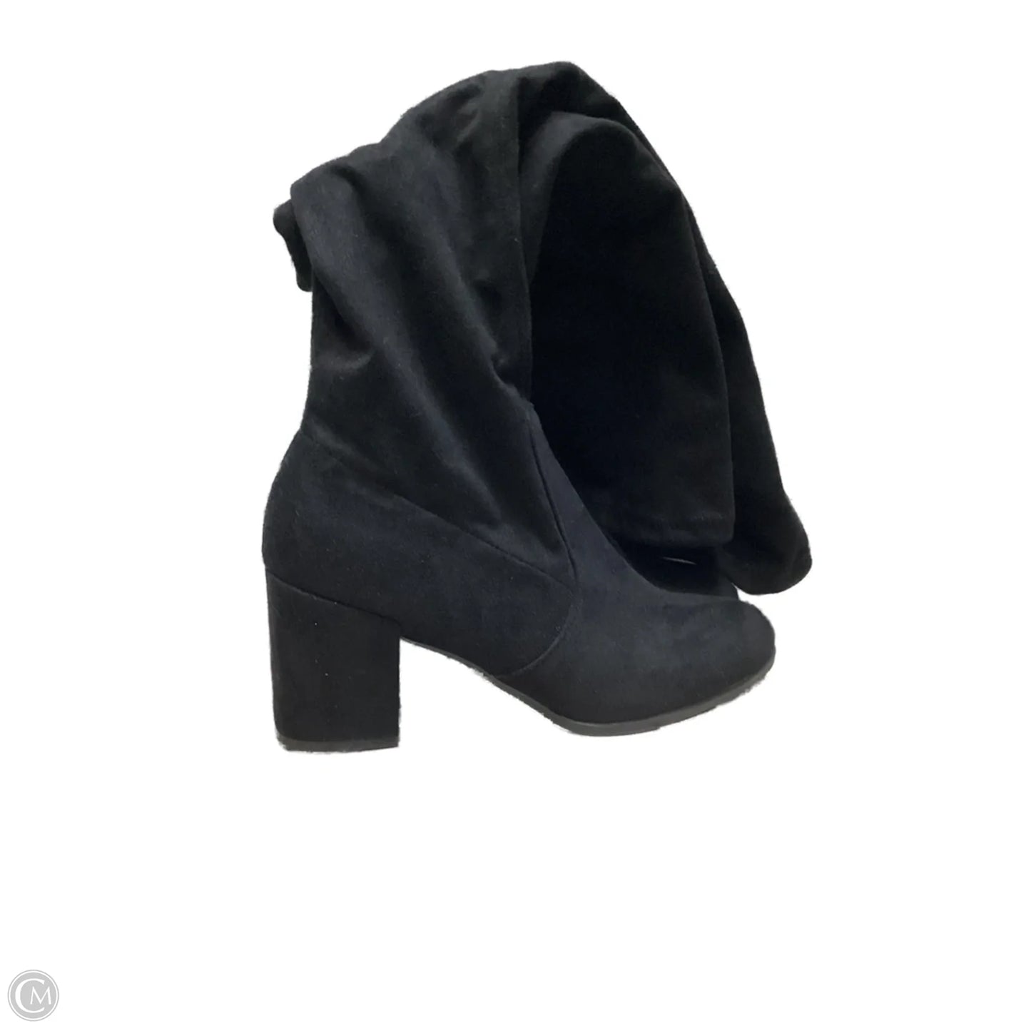 Boots Knee Heels By Unisa In Black, Size: 9