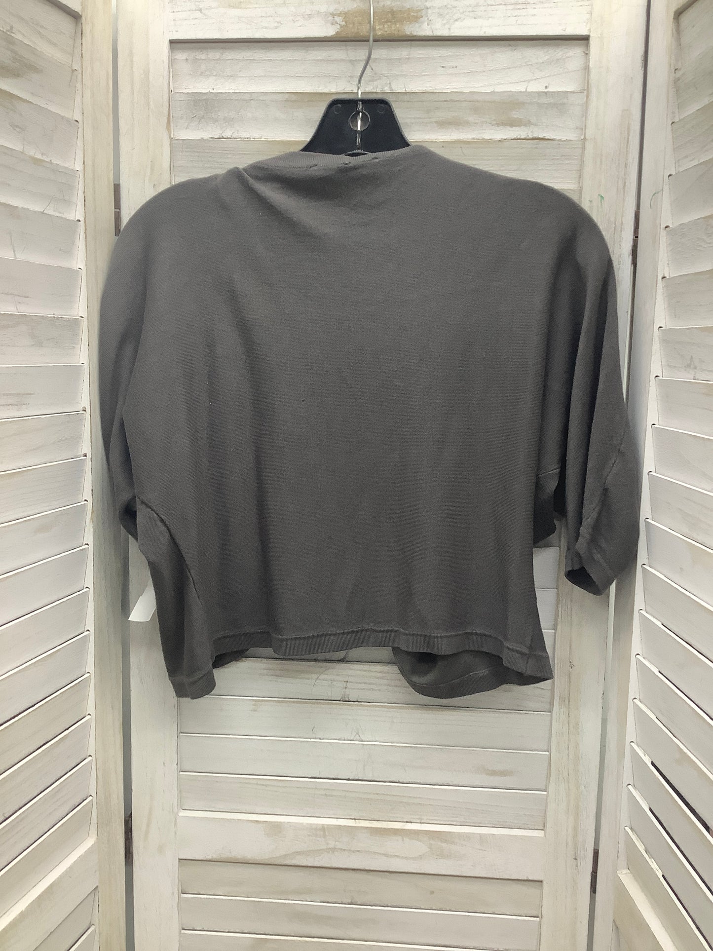 Top Long Sleeve By Alfani In White Black, Size: M