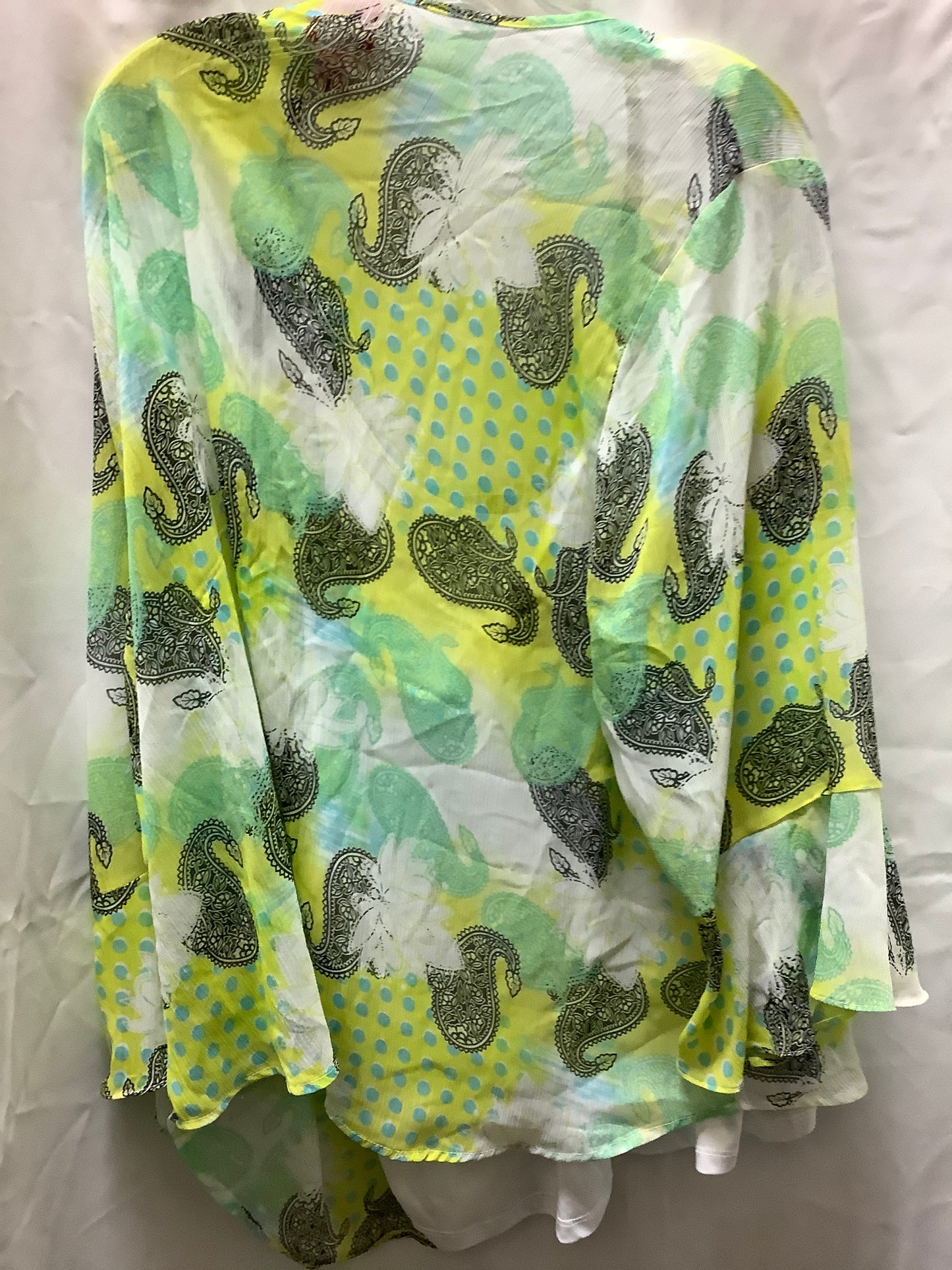 Top Long Sleeve By Hearts Of Palm Size: 3x