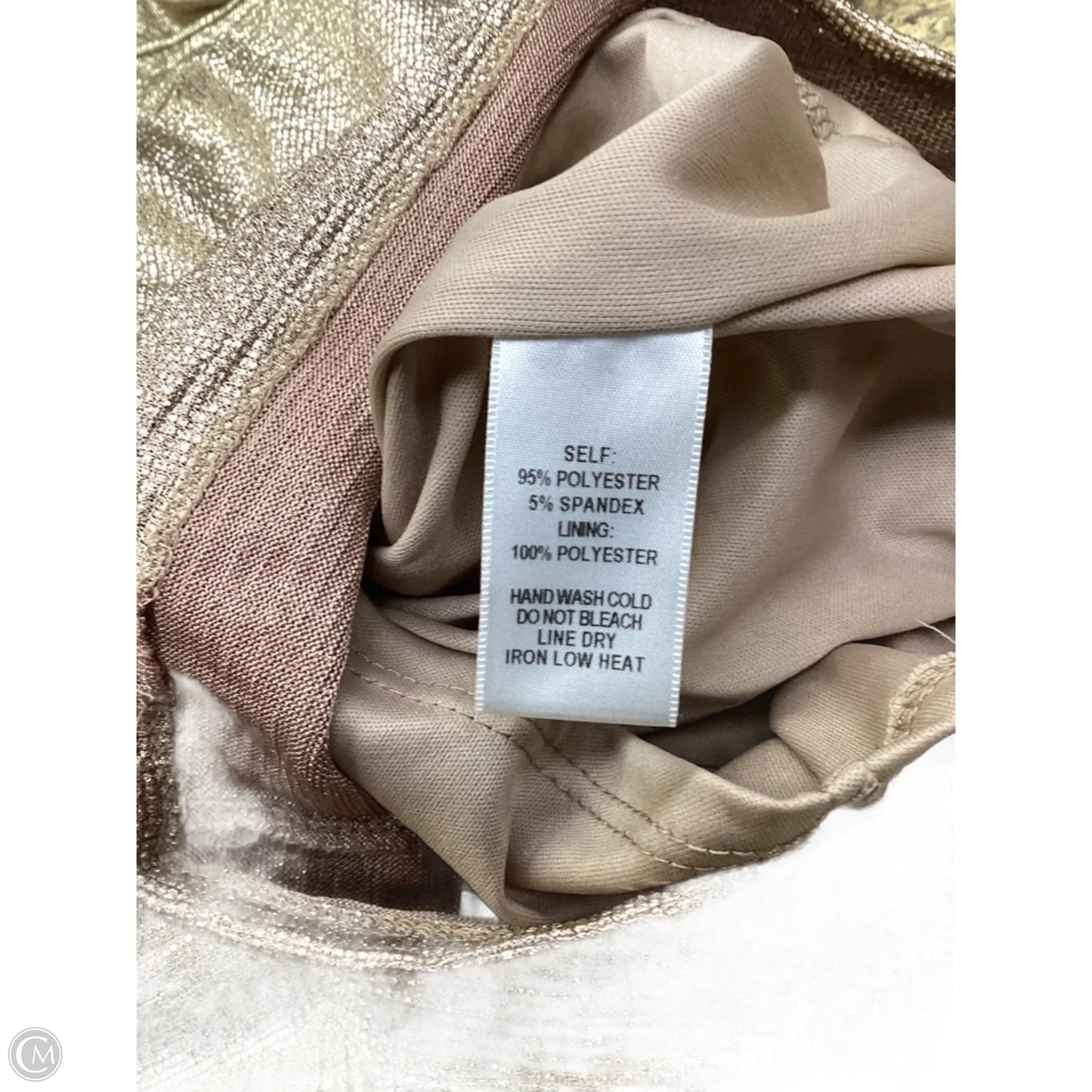 Dress Casual Short By Lulus In Gold, Size: Xs