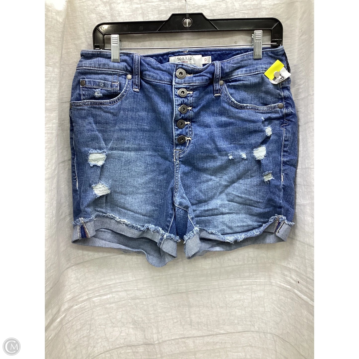 Shorts By Torrid In Blue Denim, Size: 12