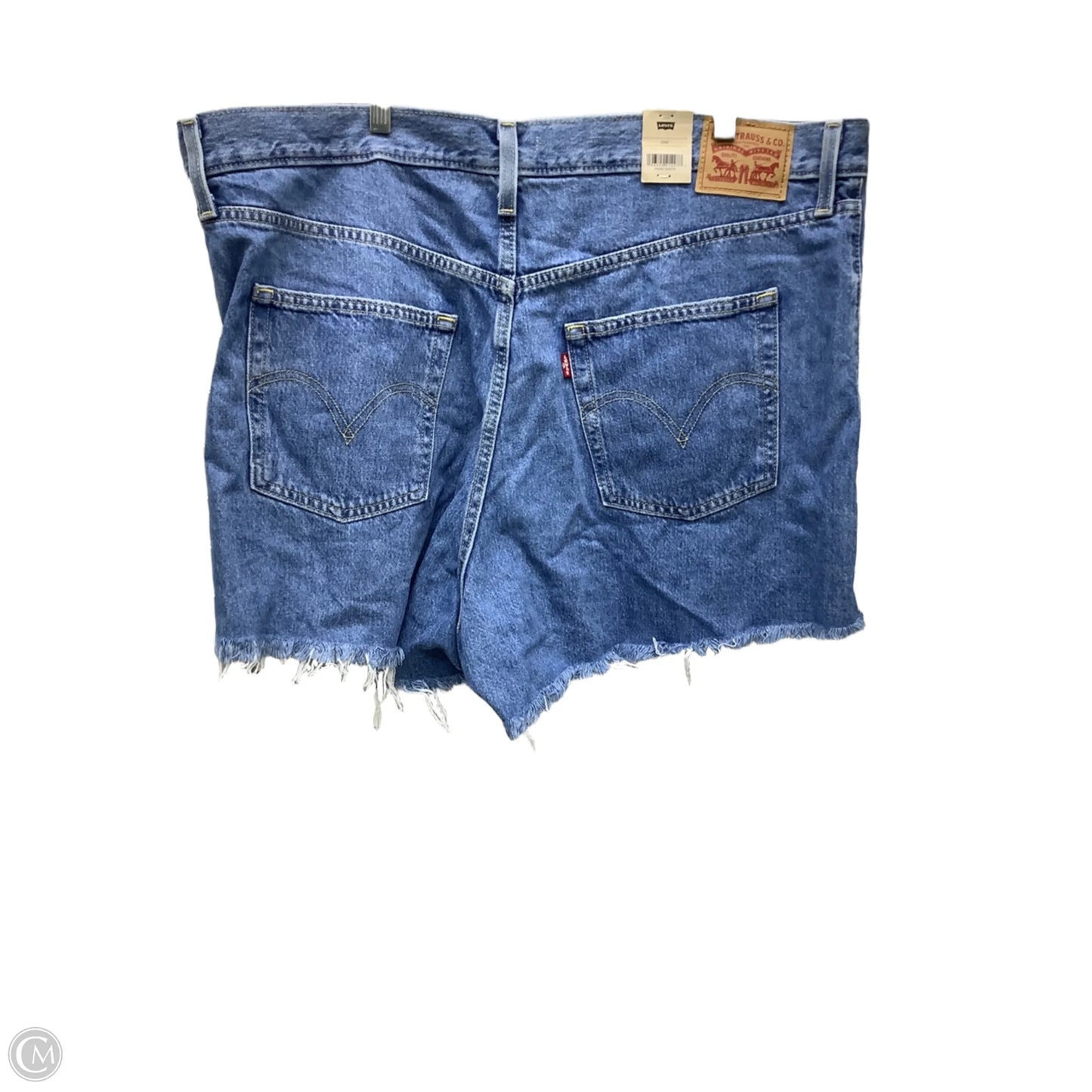 Shorts By Levis In Blue Denim, Size: 20