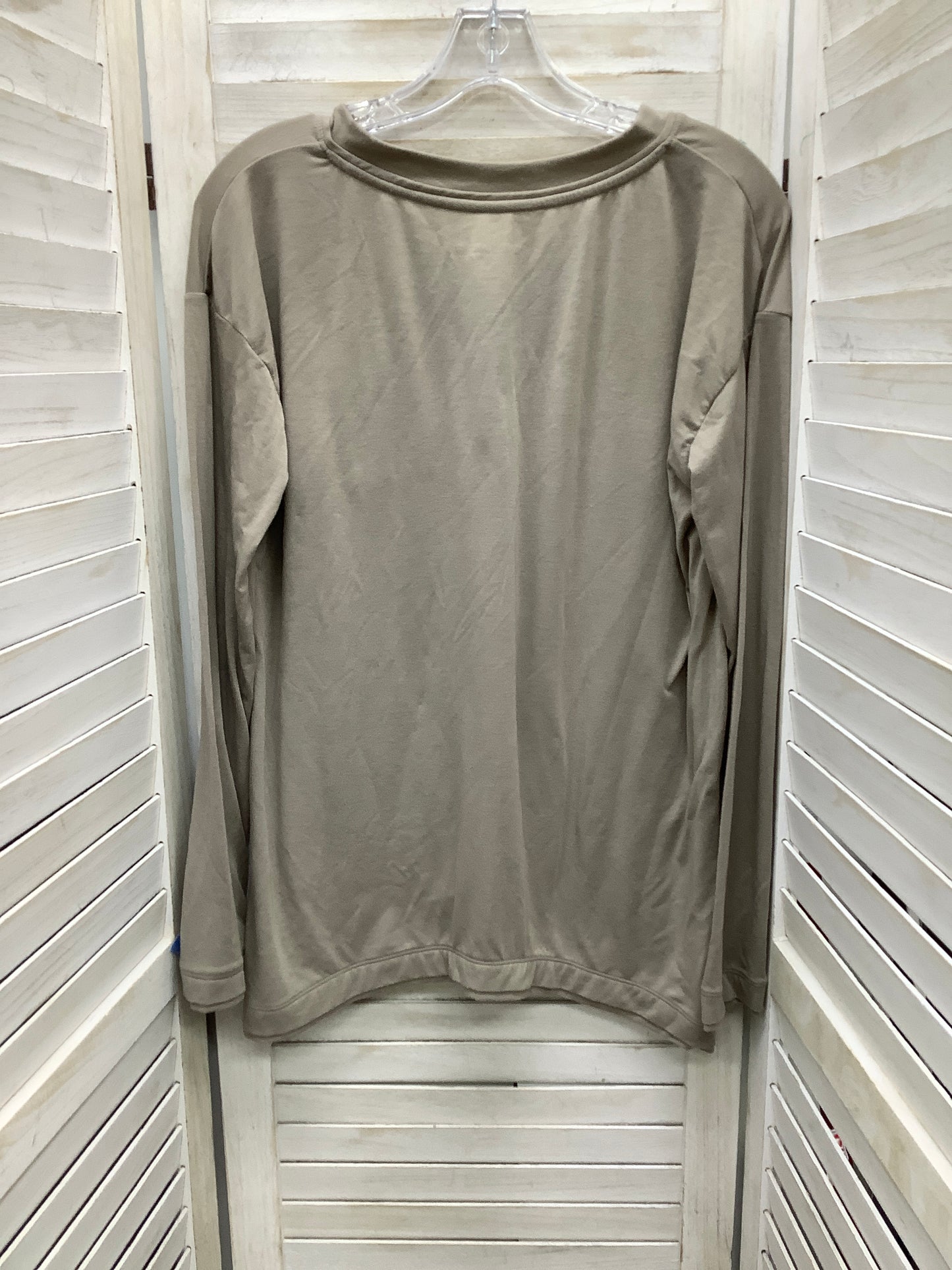 Top Long Sleeve By Koolaburra By Ugg In Tan, Size: S