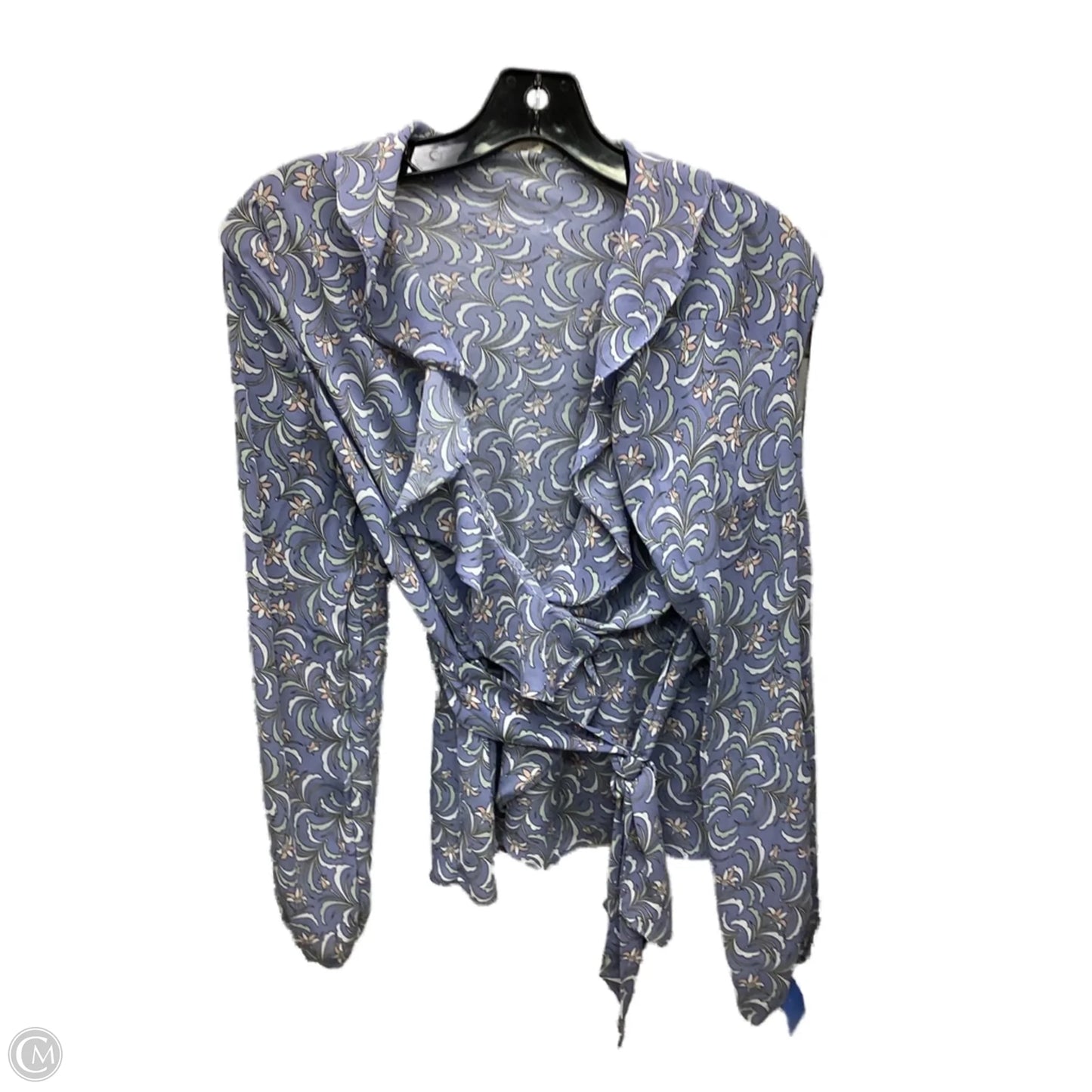 Top Long Sleeve By Max Studio In Floral Print, Size: M