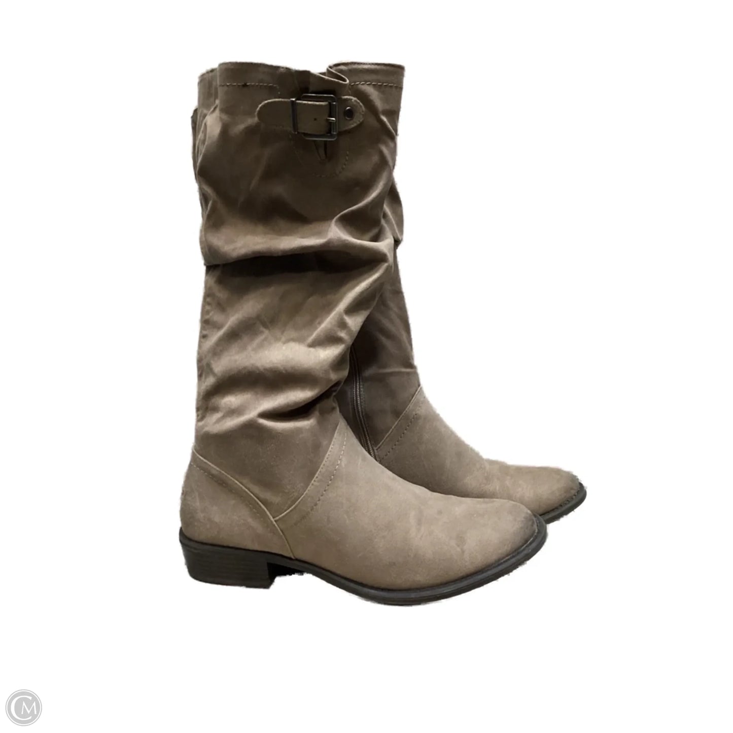 Boots Knee Flats By White Mountain In Tan, Size: 11