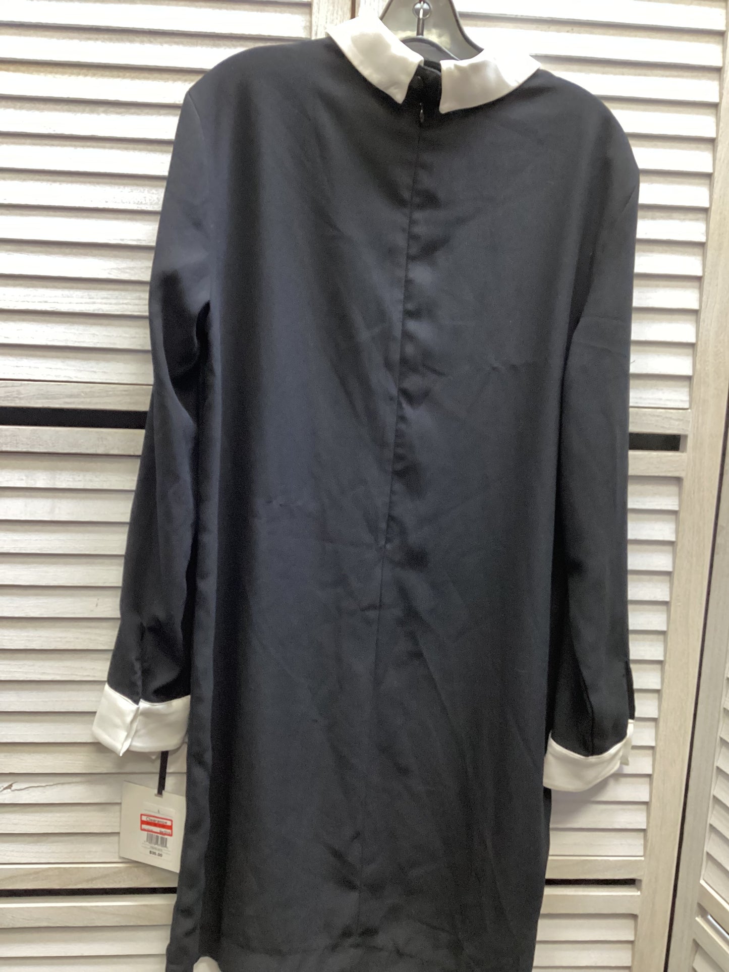 Dress Casual Midi By Clothes Mentor In Black, Size: L