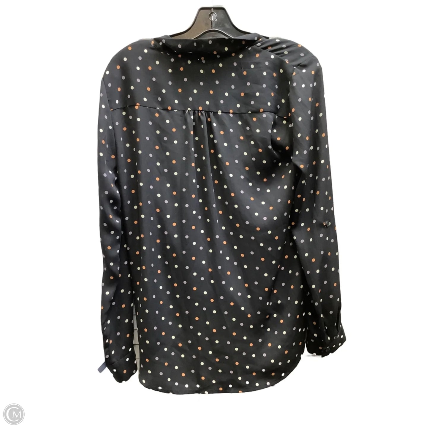 Top Long Sleeve By Pleione In Polkadot Pattern, Size: S