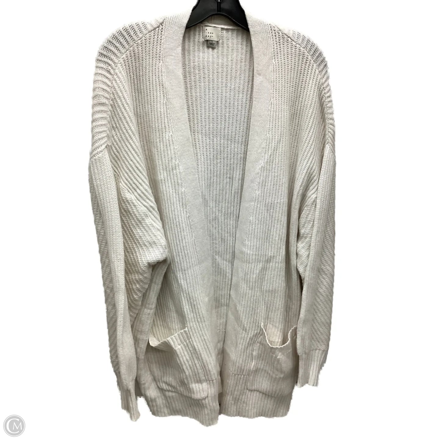 Cardigan By A New Day In White, Size: L